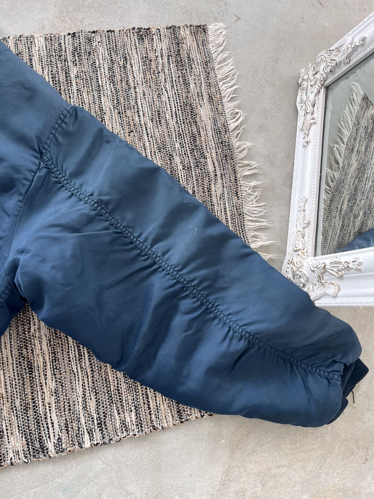 Alpha Industries Vintage Alpha Industries style Faded Blue Bomber Jacket Y2K Size US M / EU 48-50 / 2 - 21 Thumbnail