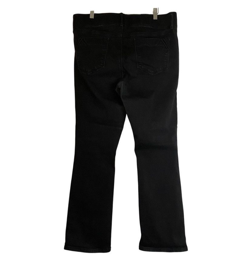 Apt. 9 Apt 9 Jeans Women's Black Sz 16 Bootcut Button Stretch EUC Size 38" / US 16 / IT 52 - 2 Thumbnail