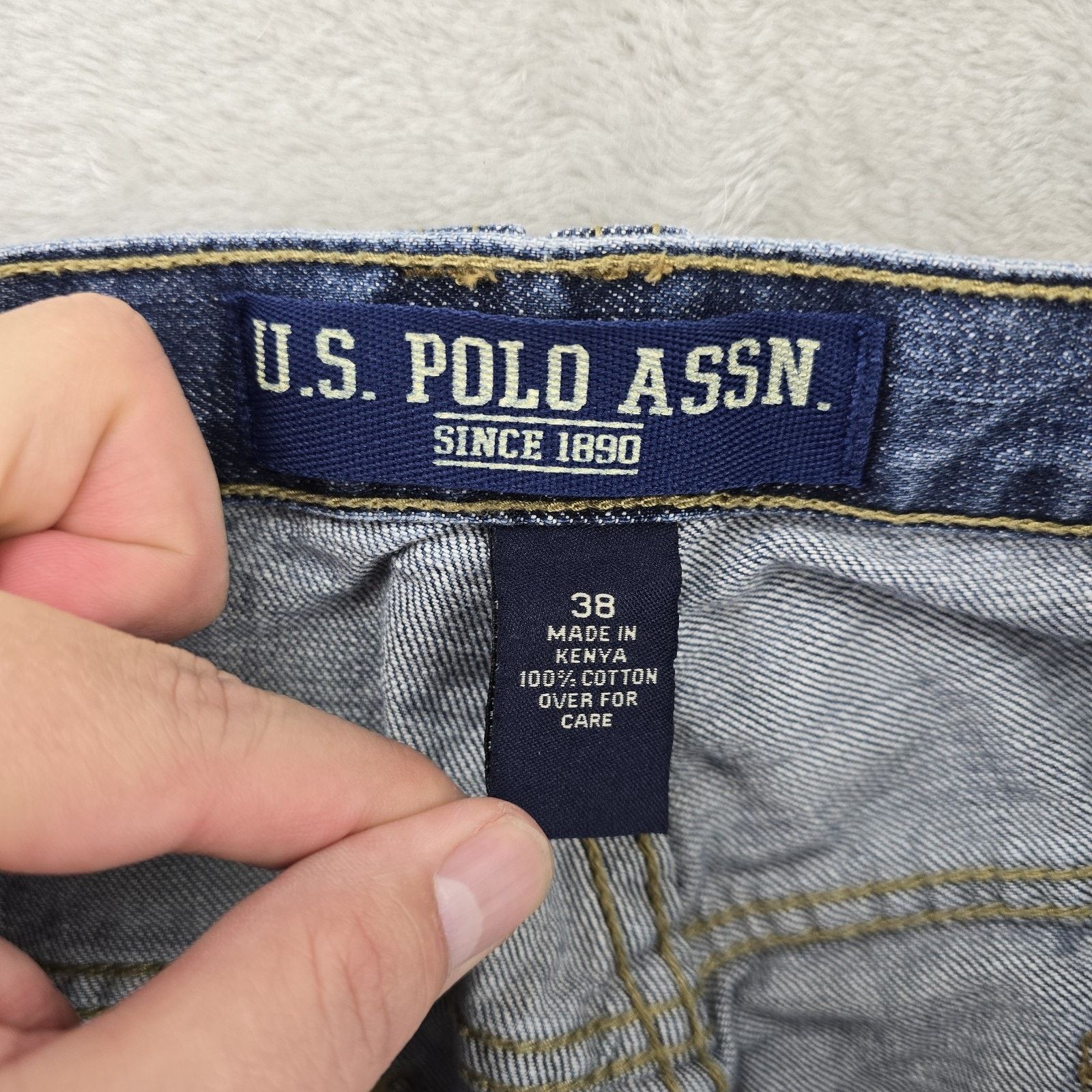 Other US POLO ASSN Jean Shorts 38 Jorts Hip Hop Baggy Carpenter Size US 38 / EU 54 - 3 Thumbnail