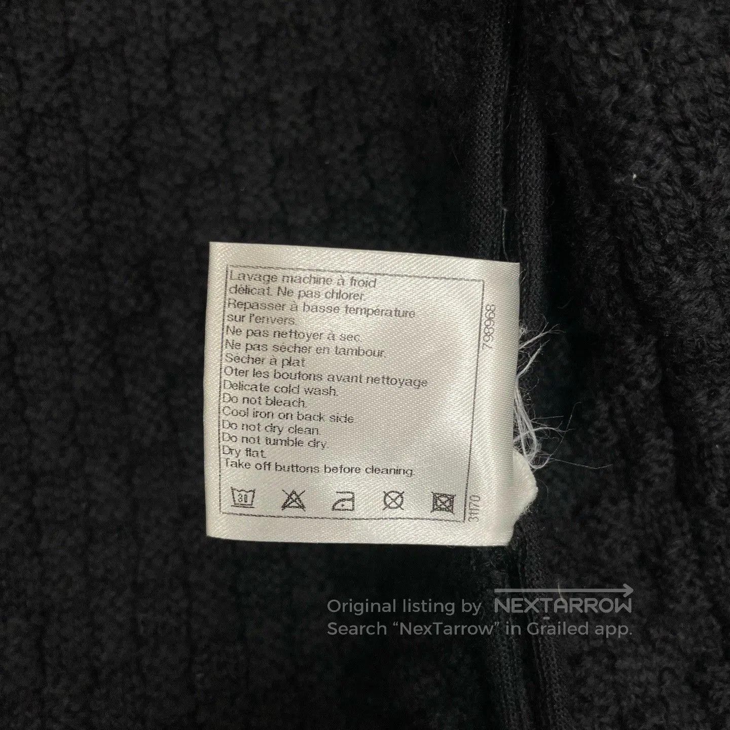 Chanel Chanel Black Tweed Short Coat. Size XXS / US 00 / IT 34 - 5 Thumbnail