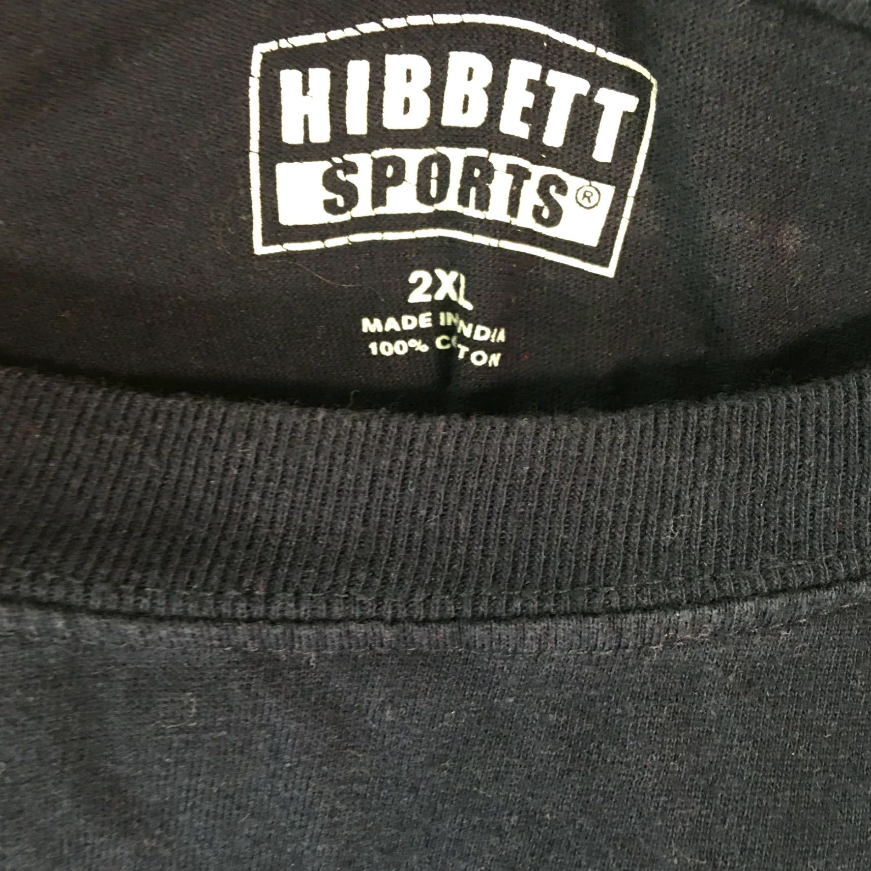 Vintage Hibbett Sports Mens Casual Regular Short Sleeve Black Basic T Shirt 2XL Size US XXL / EU 58 / 5 - 3 Thumbnail
