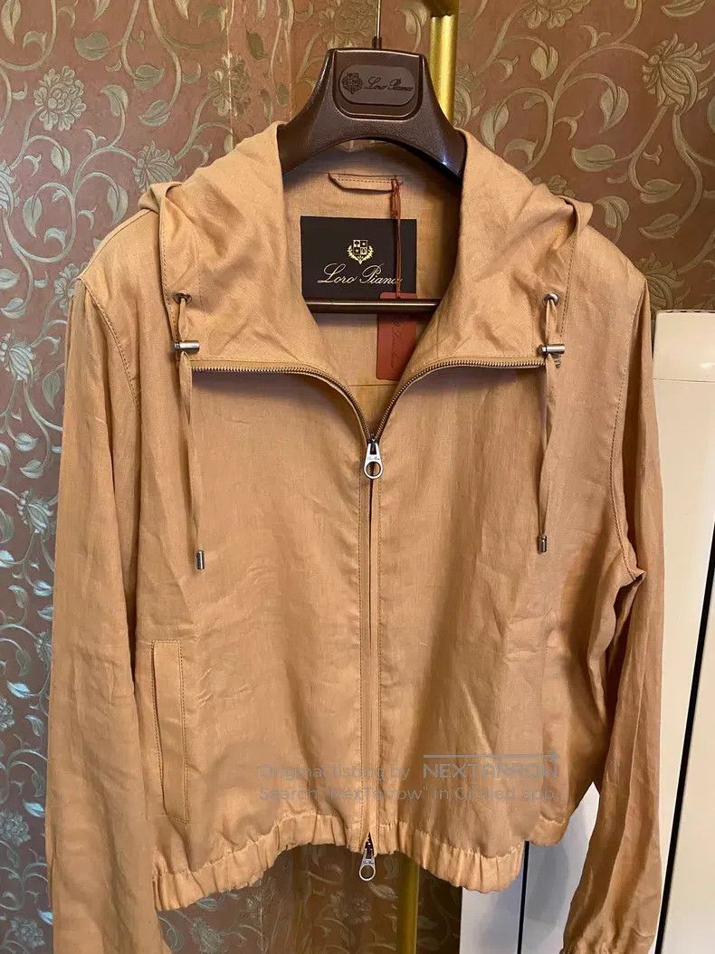 Loro Piana Loro Piana Linen Hooded Jacket Size US L / EU 52-54 / 3 - 3 Thumbnail