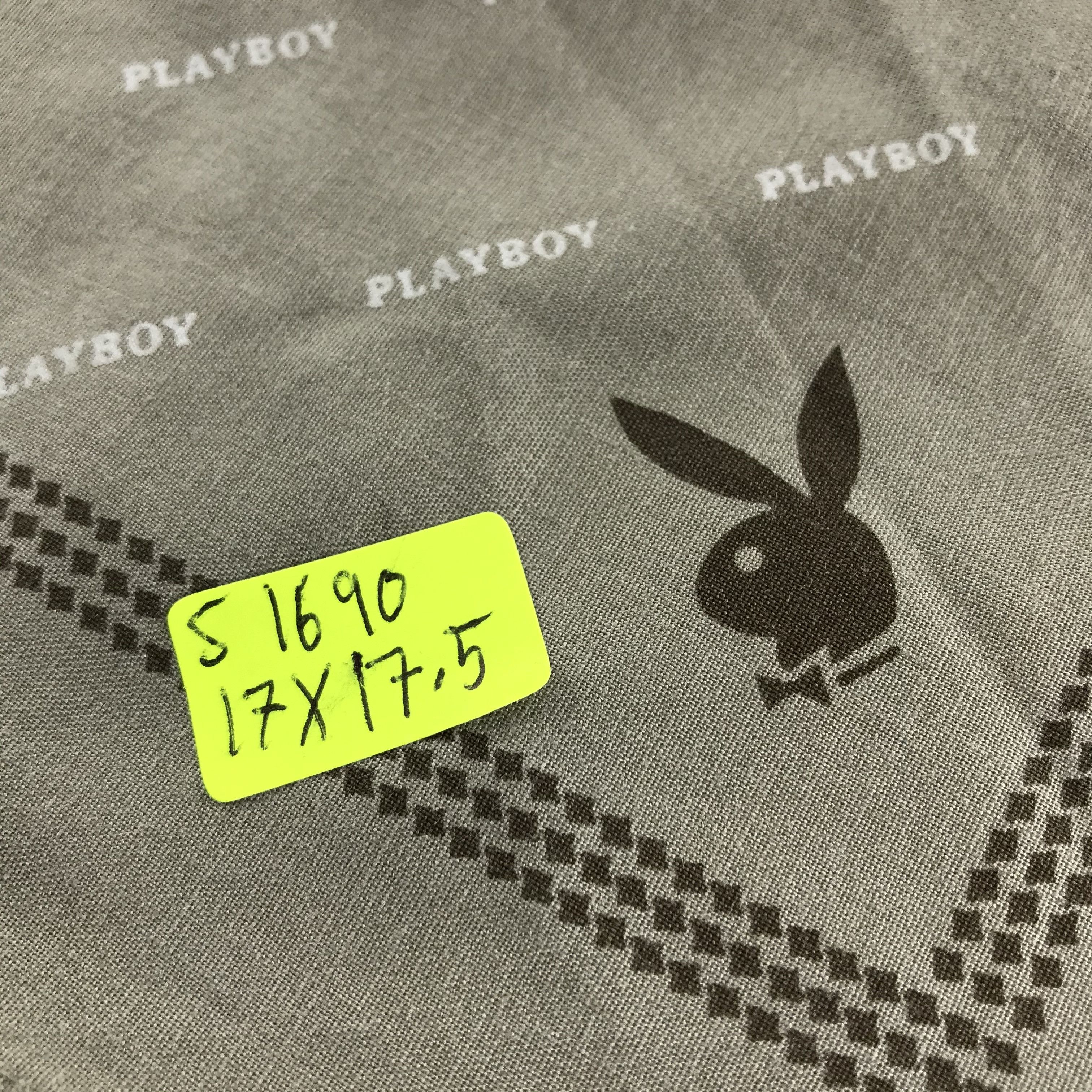 Playboy × Vintage Playboy Bandana / Handkerchief / Neckerchief - S1690 Size ONE SIZE - 6 Thumbnail