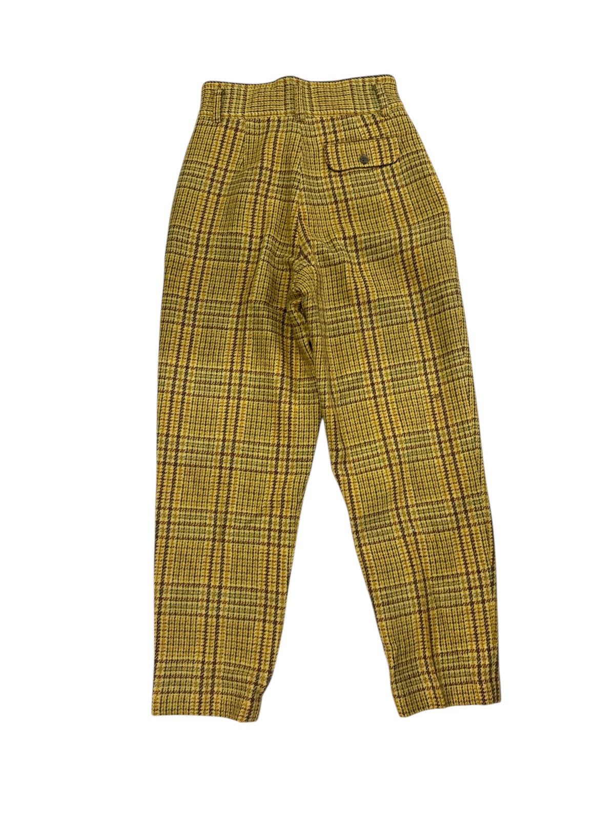 Issey Miyake 1980s I.S ISSEY MIYAKE WOOL TWEED BAGGY PANTS Size 27" / US 4 / IT 40 - 2 Thumbnail