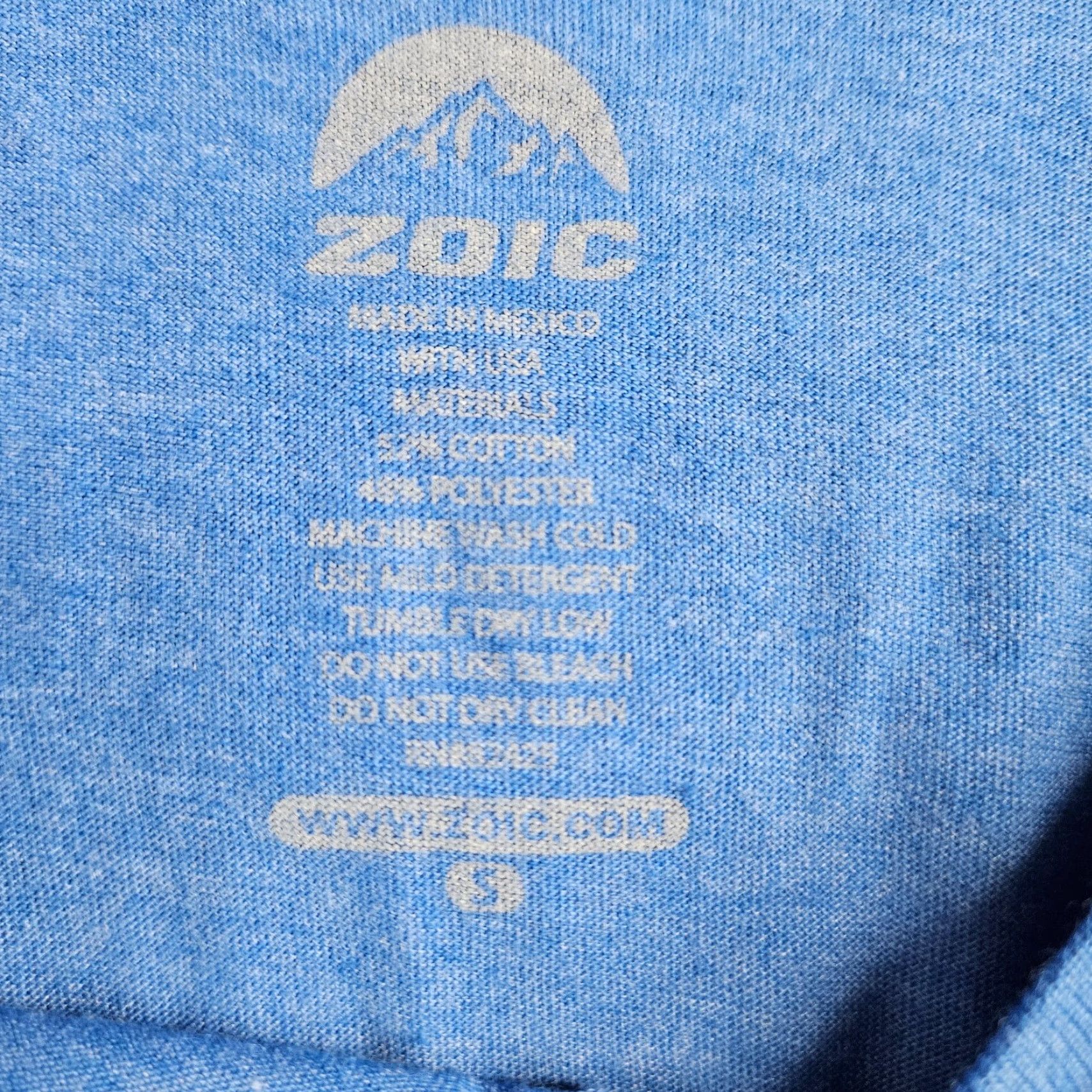 Vintage Zoic Womens Tee S Blue Short Sleeve Cotton Blend T-Shirt Women Small Size Size 28" / US 6 / IT 42 - 5 Thumbnail