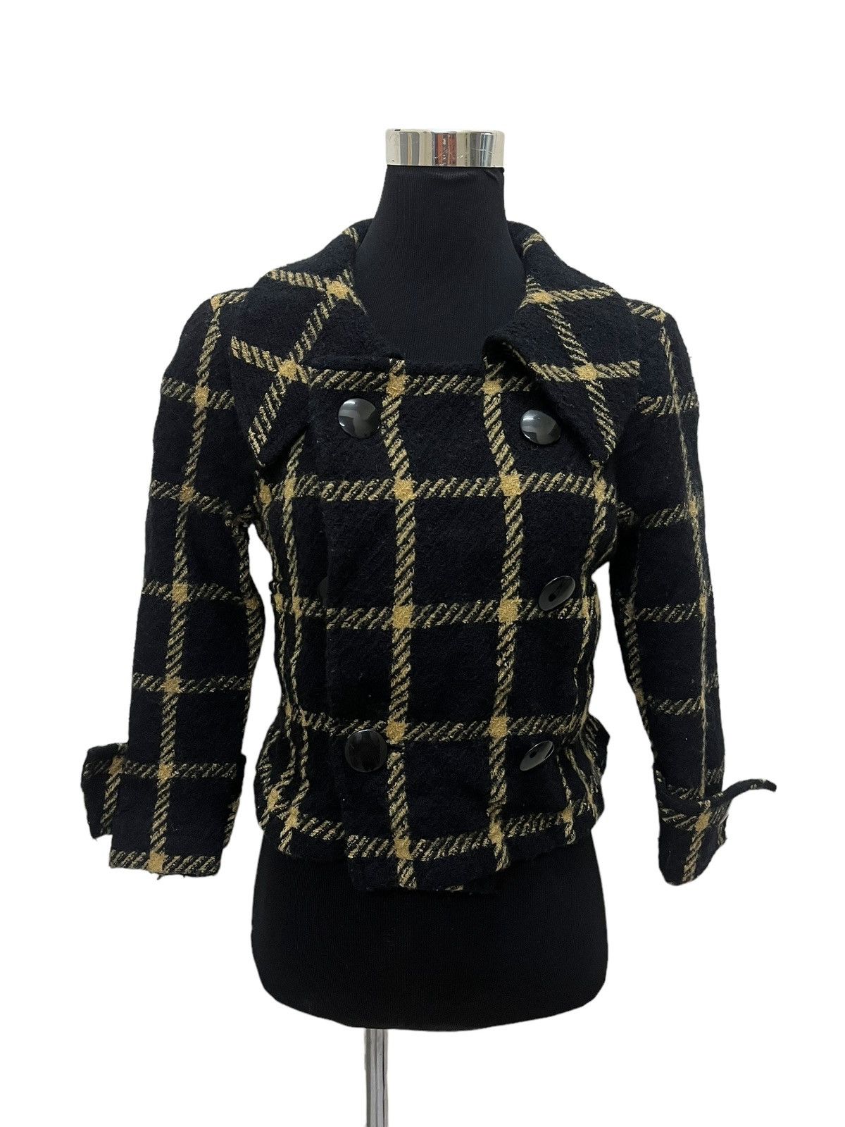 Vintage Japanese Brand Yuki Tori Cropped Jacket Size XS / US 0-2 / IT 36-38 - 1 Thumbnail