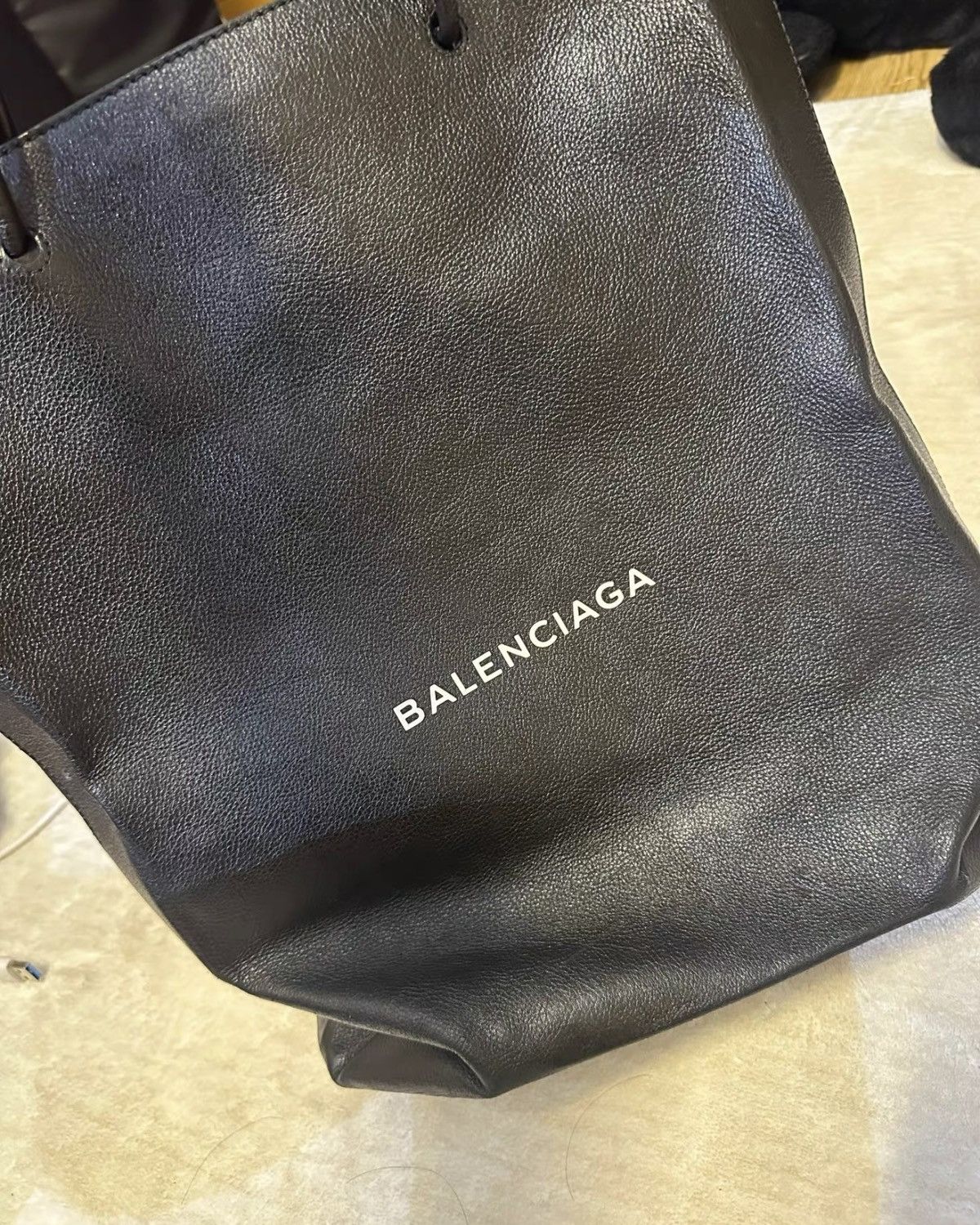 Balenciaga Logo Medium North/South Shopping Tote Size ONE SIZE - 2 Thumbnail