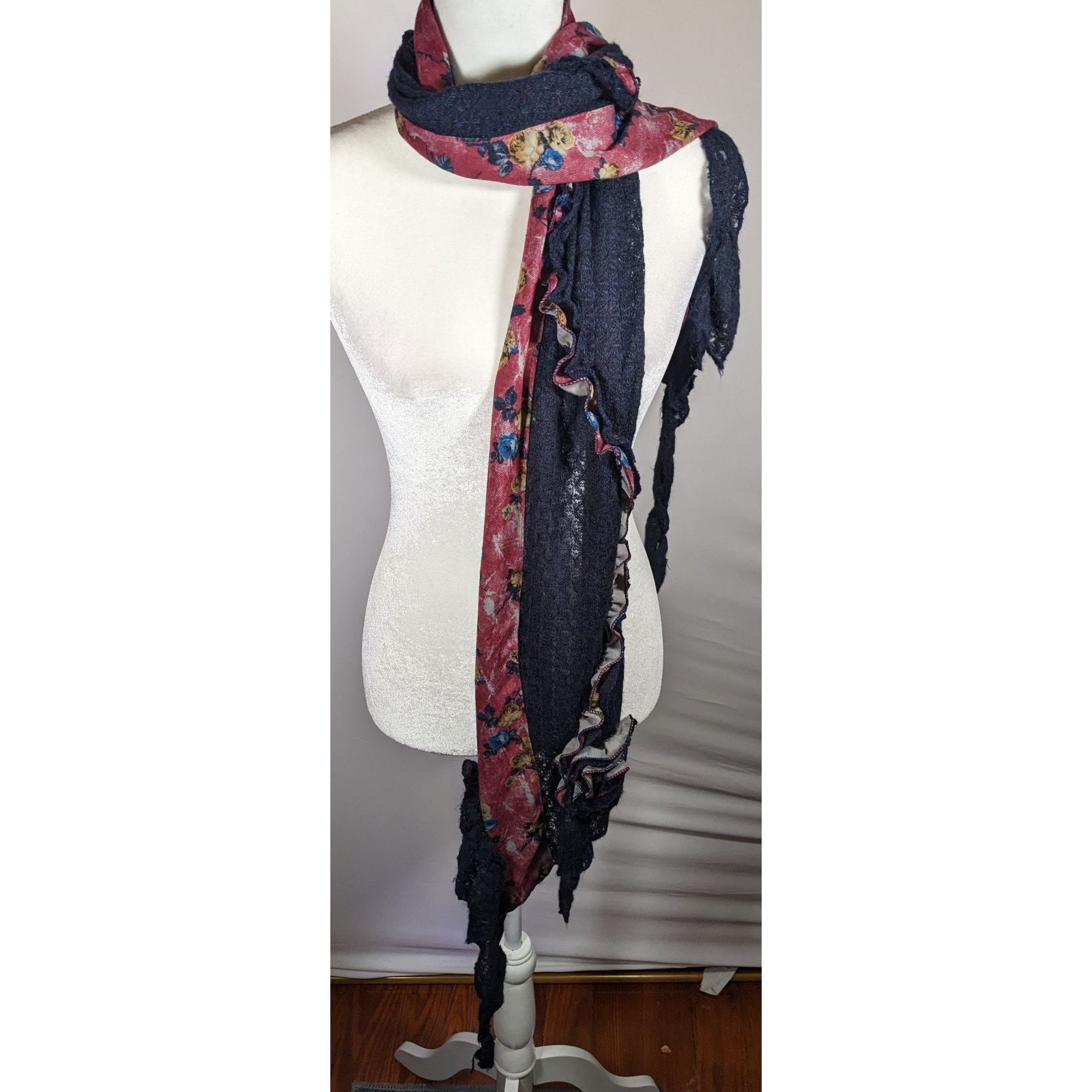 Other Vintage Witchy Floral Bohemian Fairycore Asymmetrical Pink A Size ONE SIZE - 9 Thumbnail