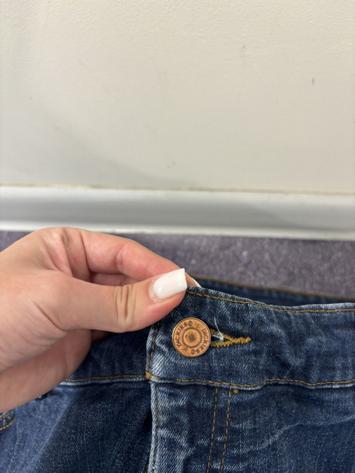 Dickies Vintage Dickies 2000s Wide Leg Y2K Hype Bootcut Flared Jeans Size US 42 / EU 58 - 12 Thumbnail