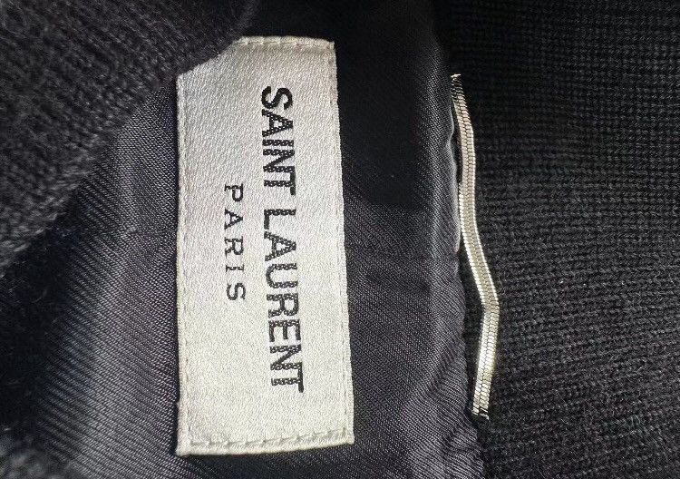 Saint Laurent Paris × Yves Saint Laurent Saint Laurent new black and white baseball jacket Size US L / EU 52-54 / 3 - 5 Thumbnail