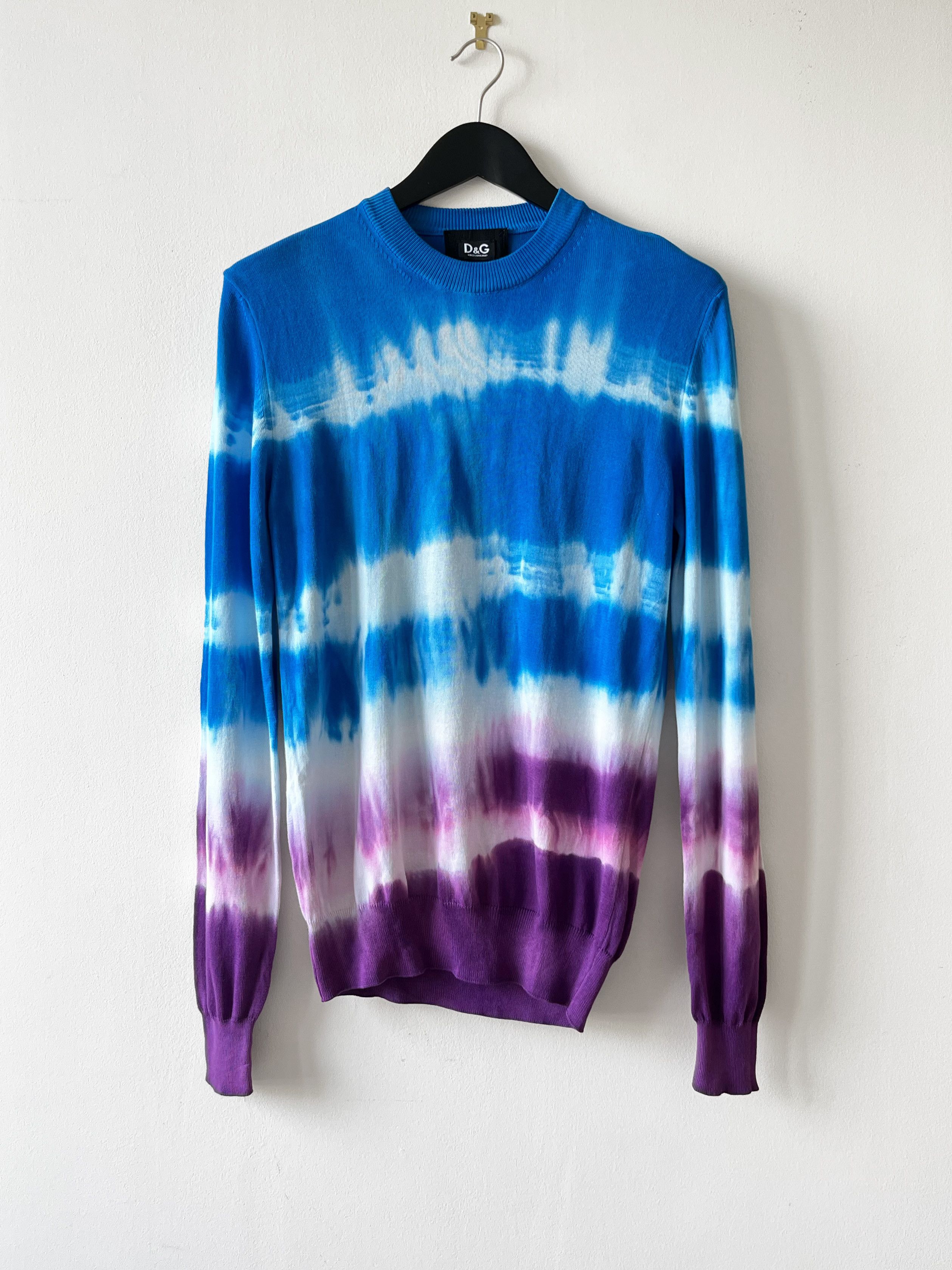 Dolce & Gabbana Dolce & Gabbana tie dye knit sweater Size US XL / EU 56 / 4 - 1 Thumbnail