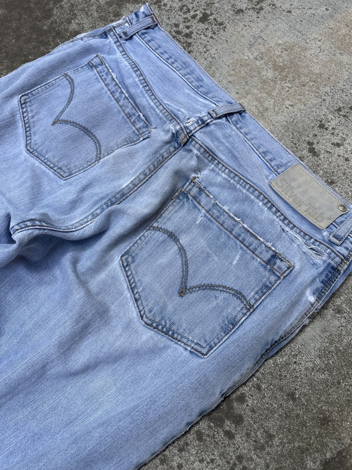 JNCO × Southpole × Vintage Vintage 90s Baggy Blue WideLeg Silver Tab Jeans Jnco Size US 36 / EU 52 - 4 Thumbnail