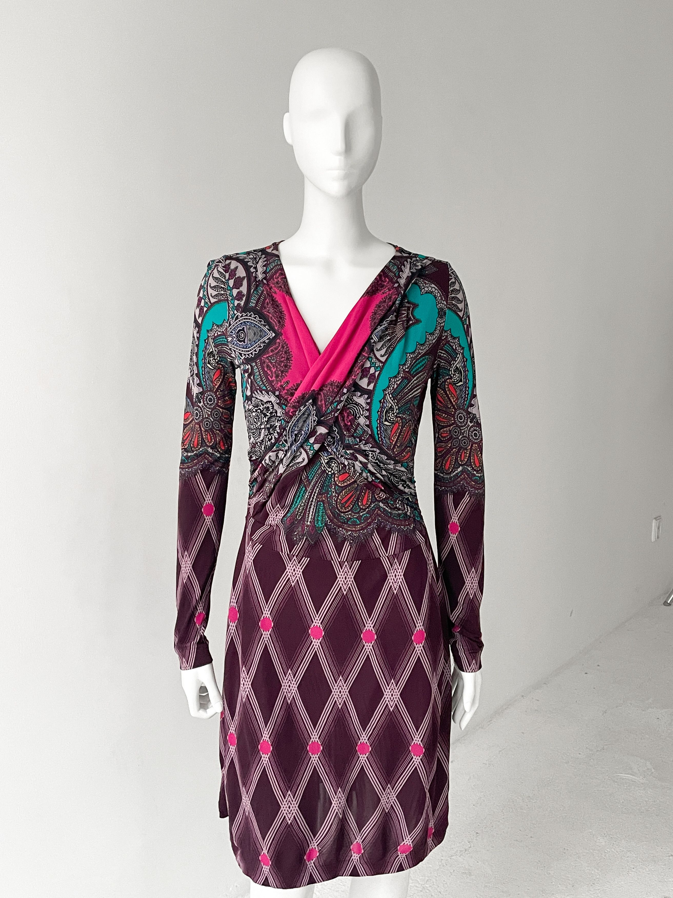Etro geometric print dress Size S / US 4 / IT 40 - 3 Thumbnail