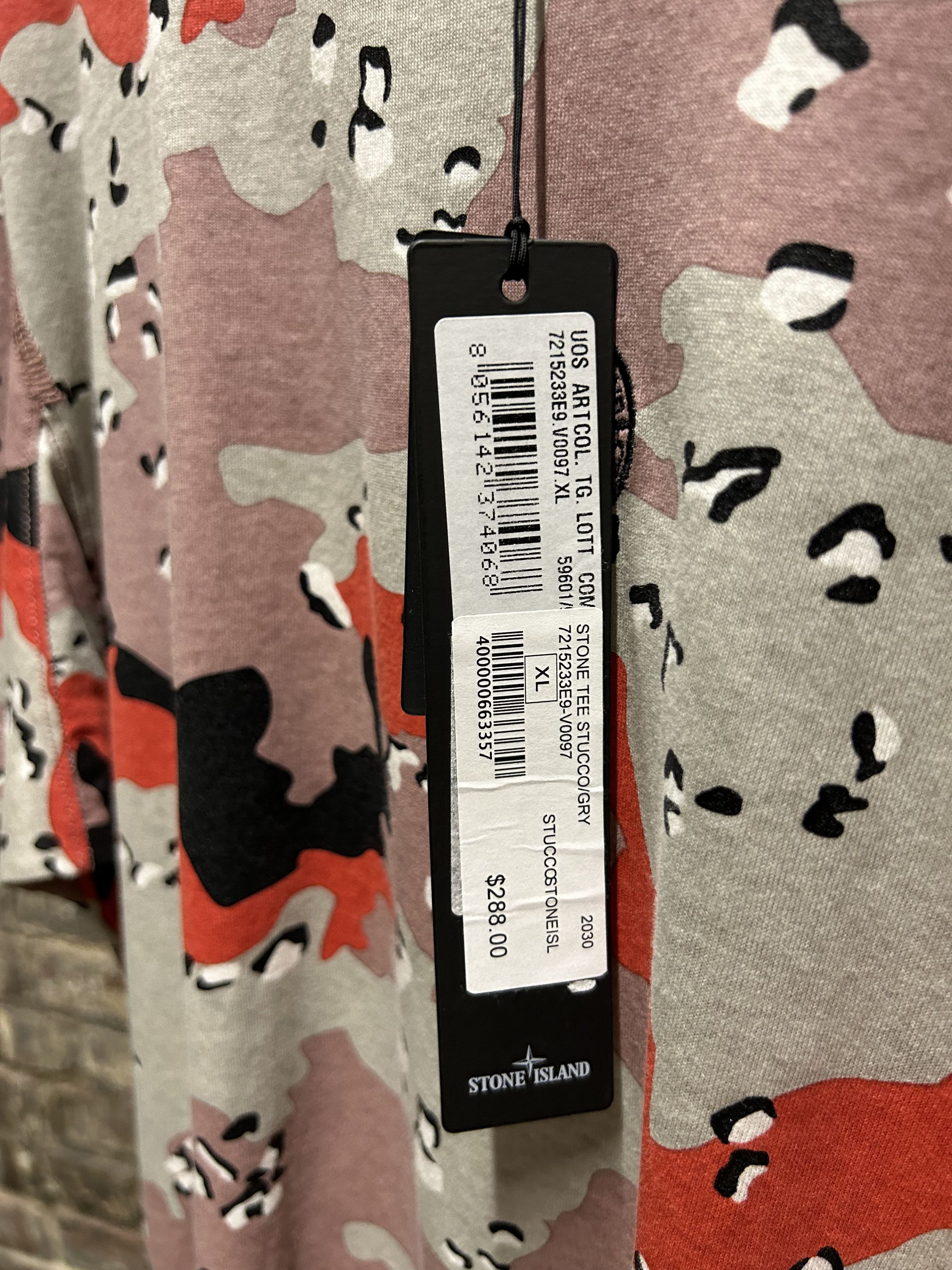 Stone Island Stone Island Desert Camo Tee Size US XL / EU 56 / 4 - 4 Thumbnail