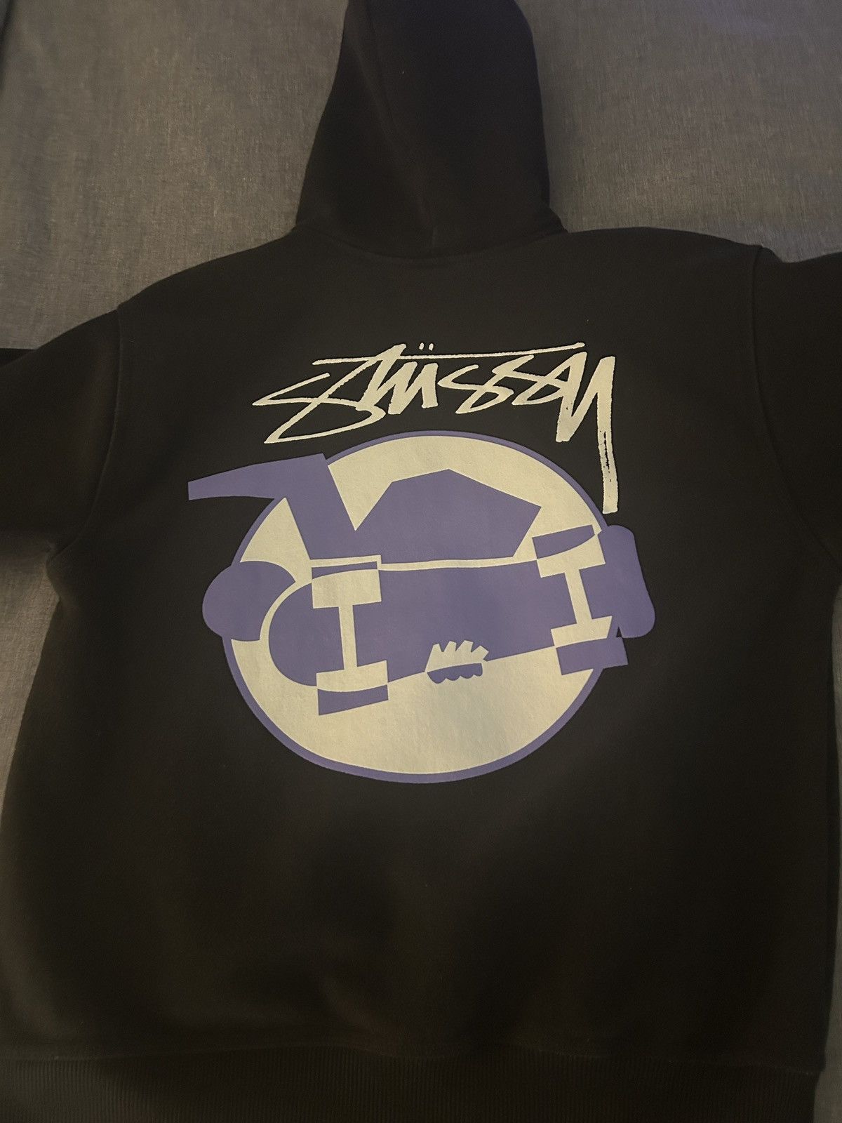 Stussy Stussy Skateman Hoodie ‘Black’ Size US S / EU 44-46 / 1 - 2 Thumbnail