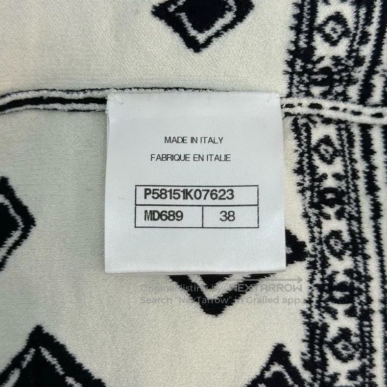 Chanel Chanel Blue and white colour-blocked Greek series knitted Size XS / US 0-2 / IT 36-38 - 6 Thumbnail