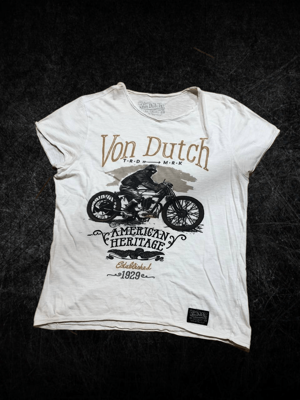Von Dutch Von Dutch American Heritage Biker Graphic Tee Size US L / EU 52-54 / 3 - 1 Thumbnail