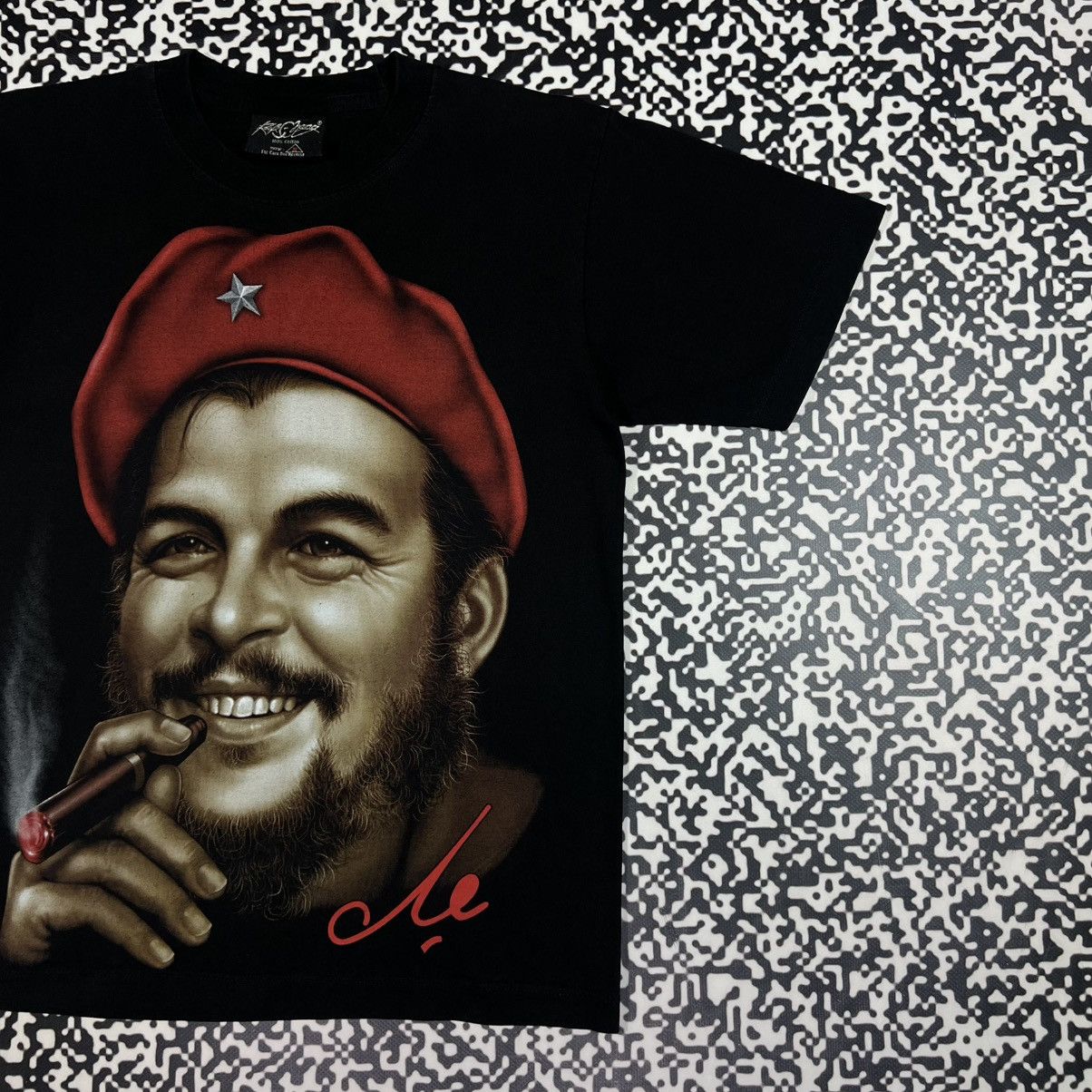 Vintage Vintage 00s Che Guevara Revolution Band Style Face T-shirt Size US S / EU 44-46 / 1 - 4 Thumbnail