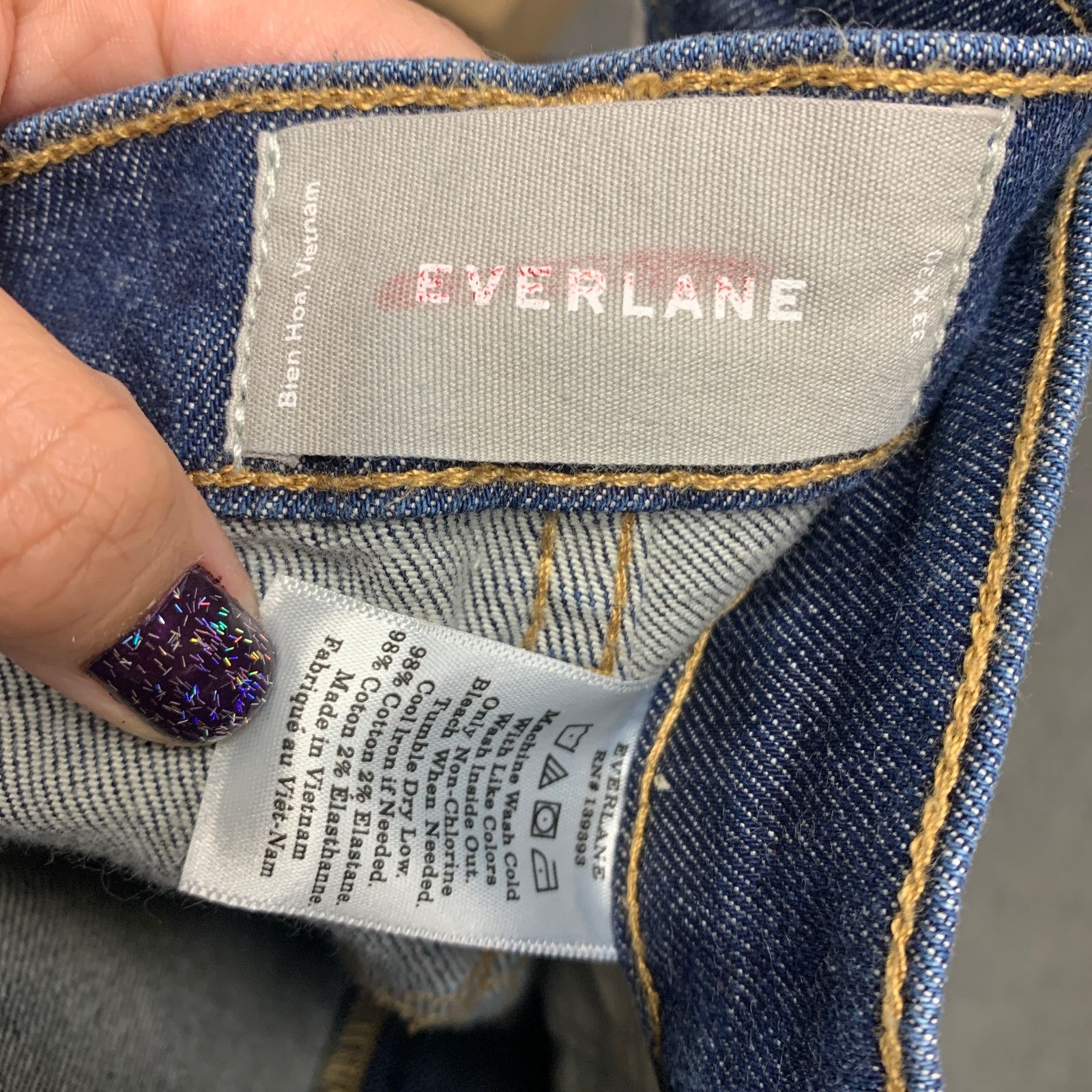 Everlane Everlane Mens Size 33x30 Blue Jeans Size US 33 - 4 Thumbnail
