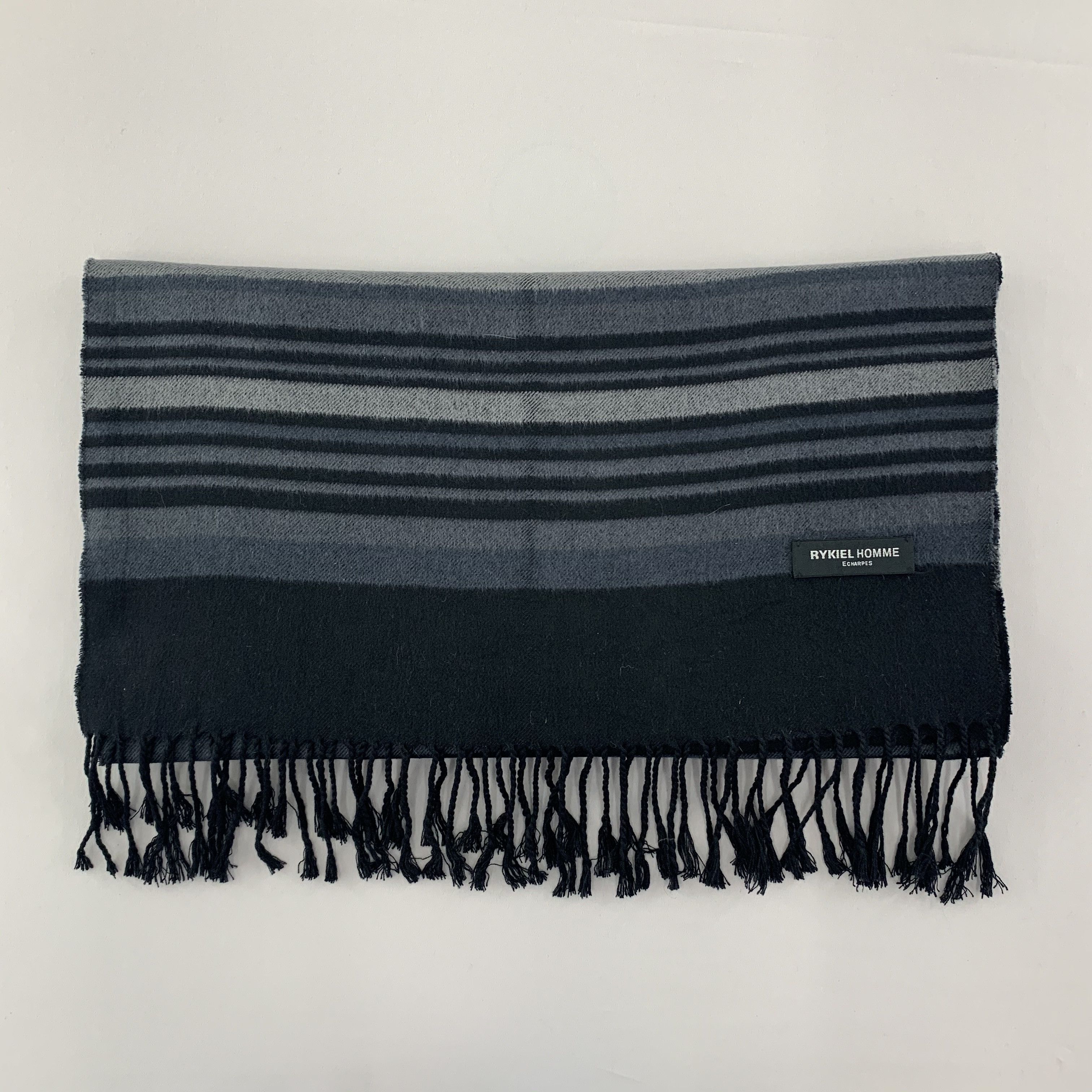Sonia Rykiel Rykiel Homme Scarf Wool Muffler Neck Wrap BL4046 Size ONE SIZE - 4 Thumbnail