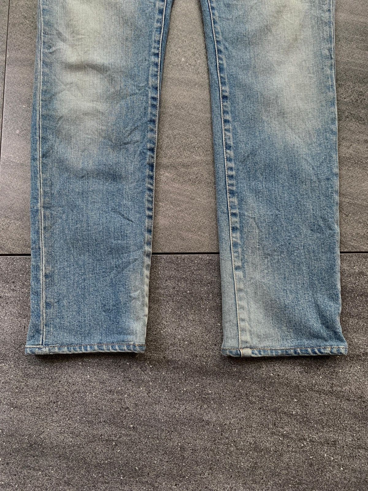 Saint Laurent Paris FREE TAX! D03 Light Wash Skinny Denim Jeans Size US 31 - 4 Thumbnail
