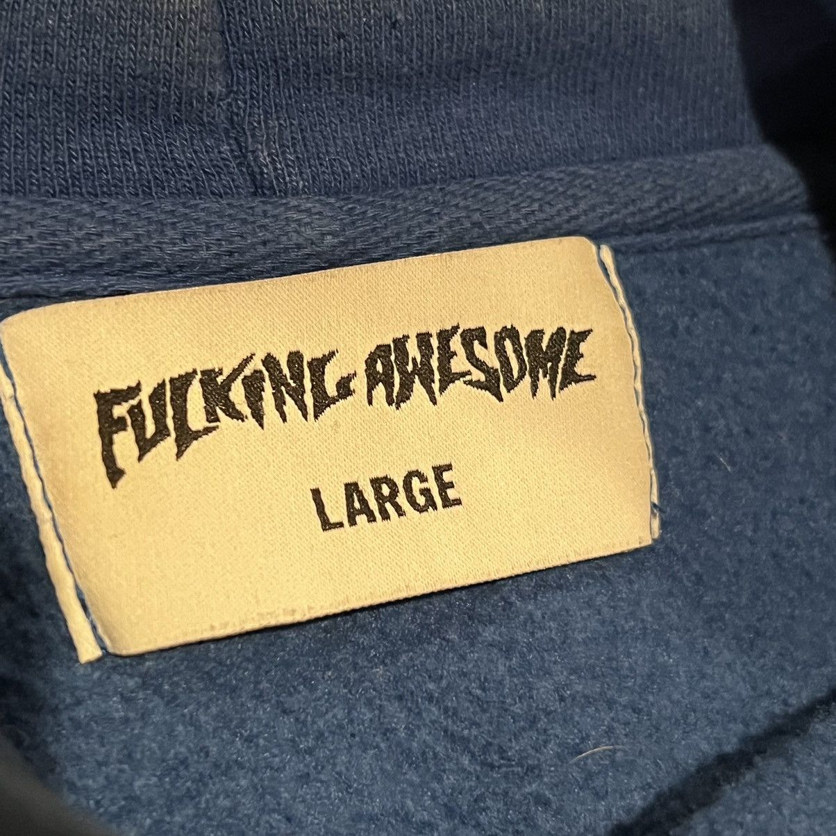 Fucking Awesome Fucking Awesome Og Logo hoodie Orange on blue Size US L / EU 52-54 / 3 - 20 Thumbnail