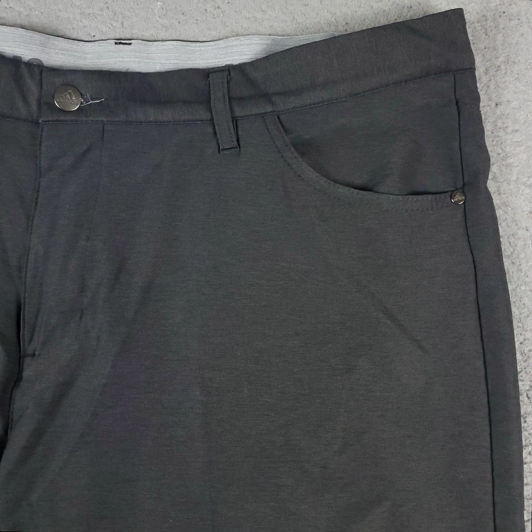 Adidas Adidas Shorts Mens Waist 38 Gray Golf Casual Flat Front Chino Size US 38 / EU 54 - 3 Thumbnail