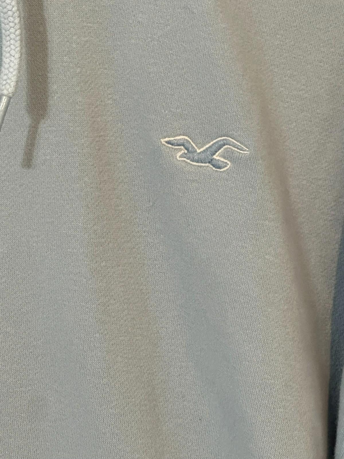 Hollister Hollister hoodie in XL pale blue -embroidered bird logo Size US XL / EU 56 / 4 - 2 Thumbnail