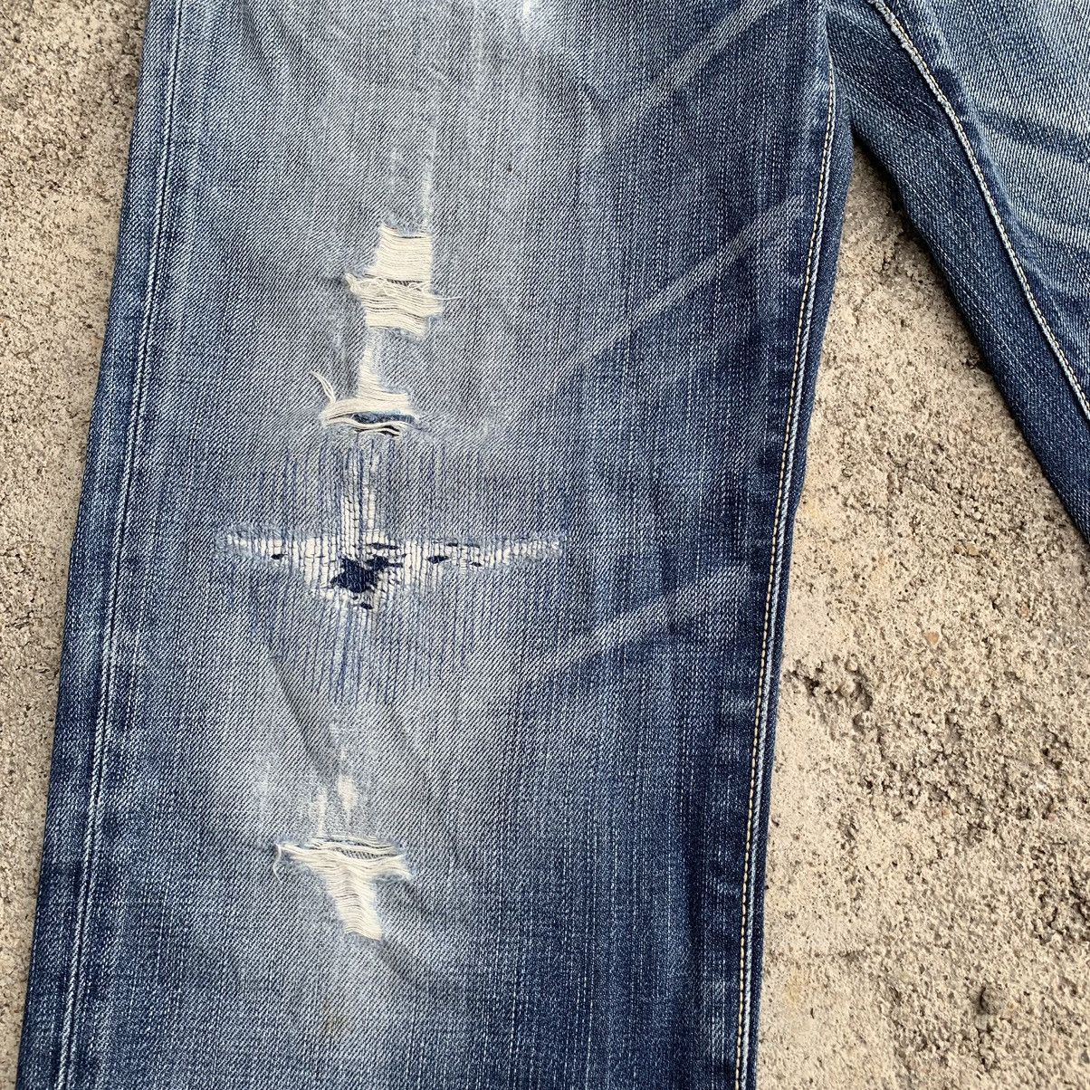 Levi's Vintage Y2K Levis Classic 502 Stitched Distressed Denim W29 Size US 29 - 5 Thumbnail