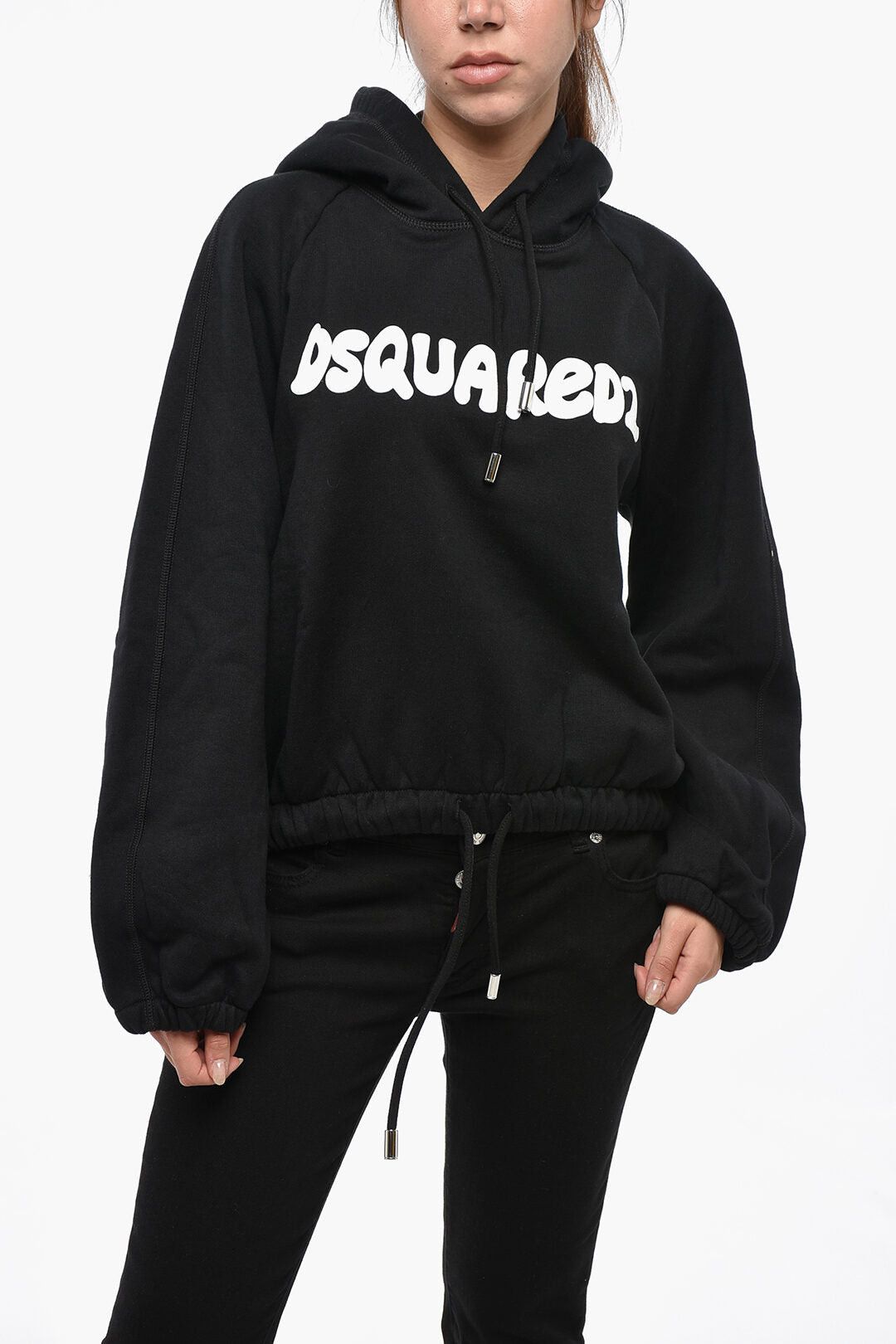 Dsquared2 Solid Hoodie ONION FIT with Elastic Hem Size M / US 6-8 / IT 42-44 - 1 Thumbnail