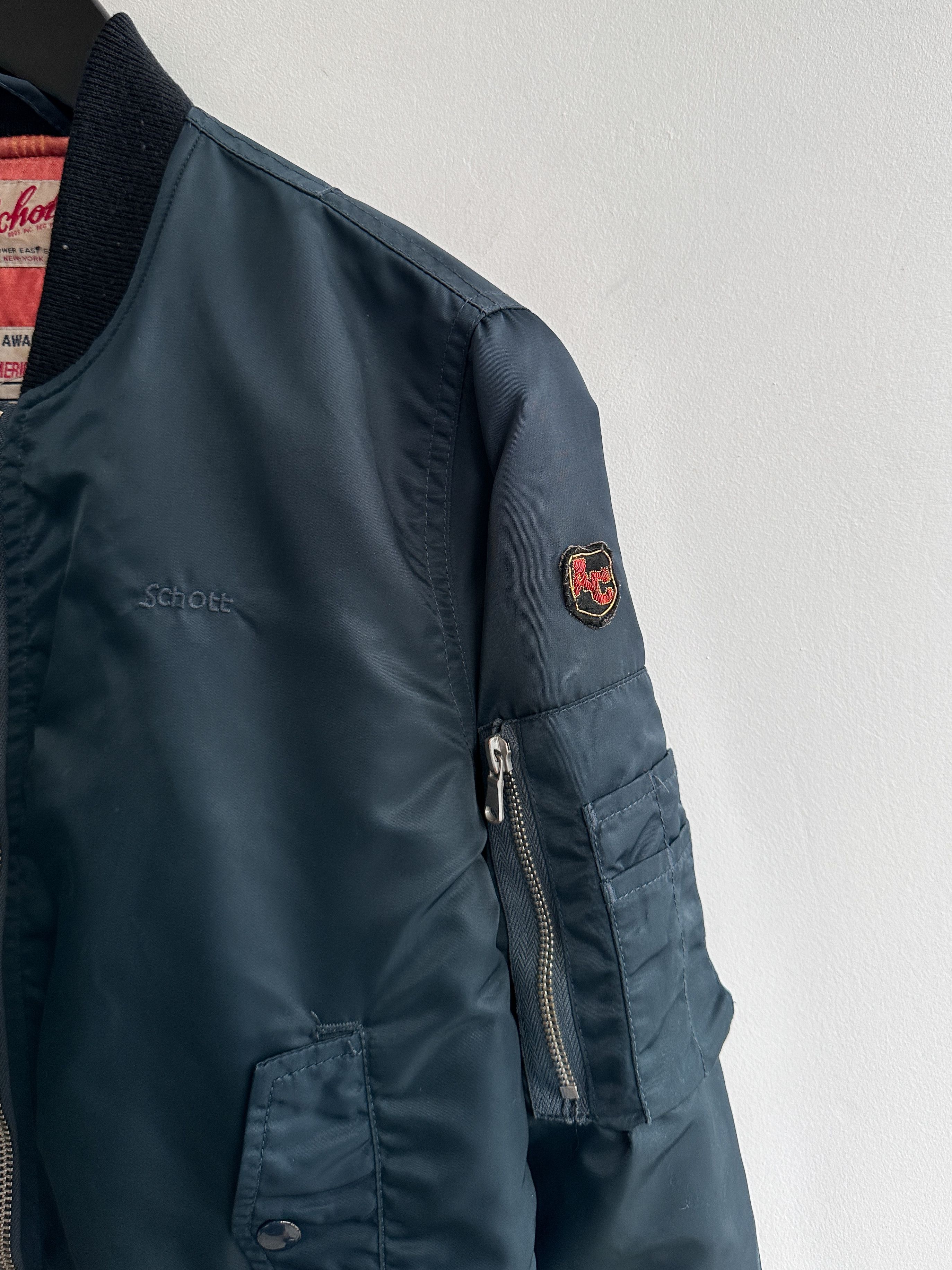Schott Vintage Schott Bomber Jacket Size L / US 10 / IT 46 - 8 Thumbnail