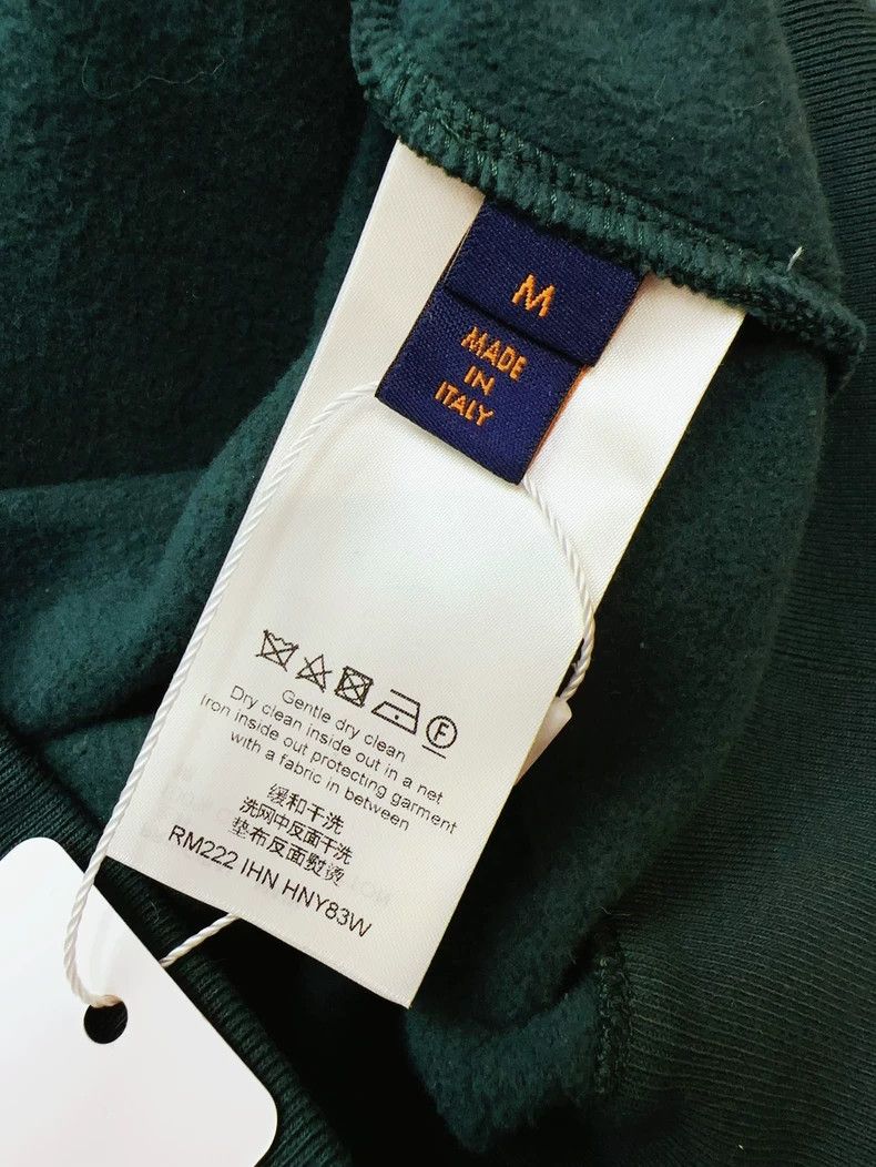 Louis Vuitton LOUIS VUITTON Green patchwork denim monogrammed logo hooded Size US M / EU 48-50 / 2 - 7 Thumbnail