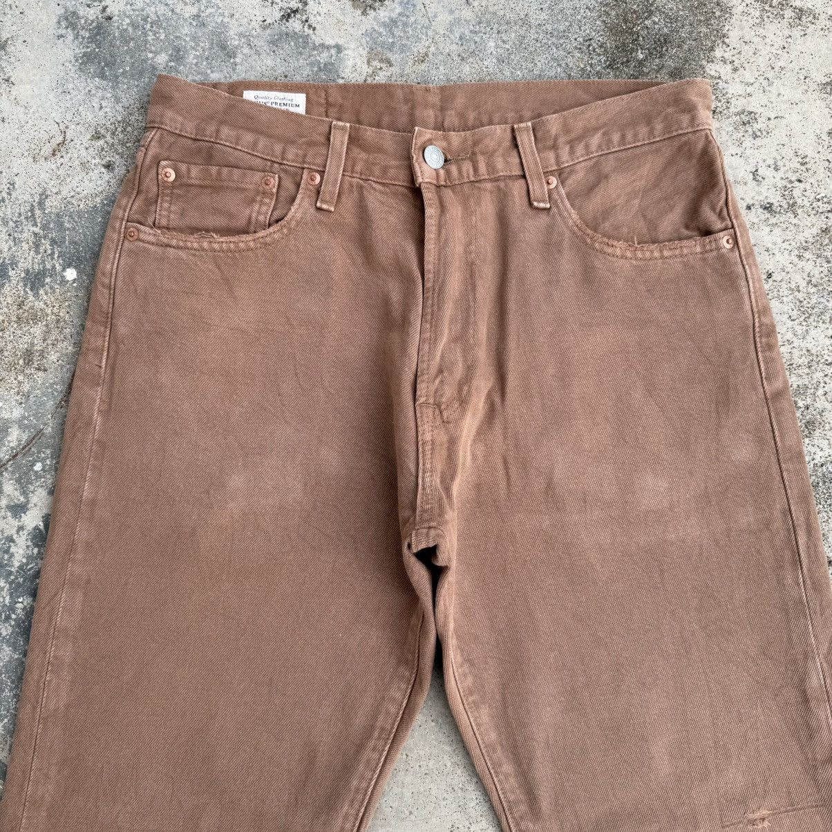 Levi's LEVI'S PREMIUM BROWN DENIM JEAN PANTS Size US 31 - 3 Thumbnail
