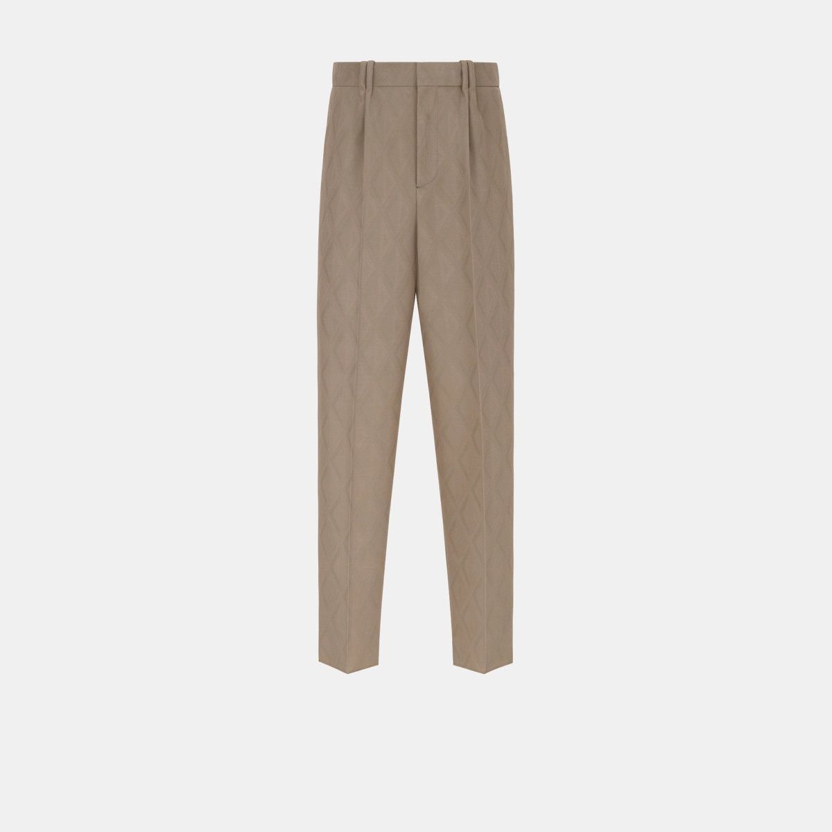 Dior o1bcso1str0125 Pleated Pants in Brown Size US 32 / EU 48 - 1 Thumbnail