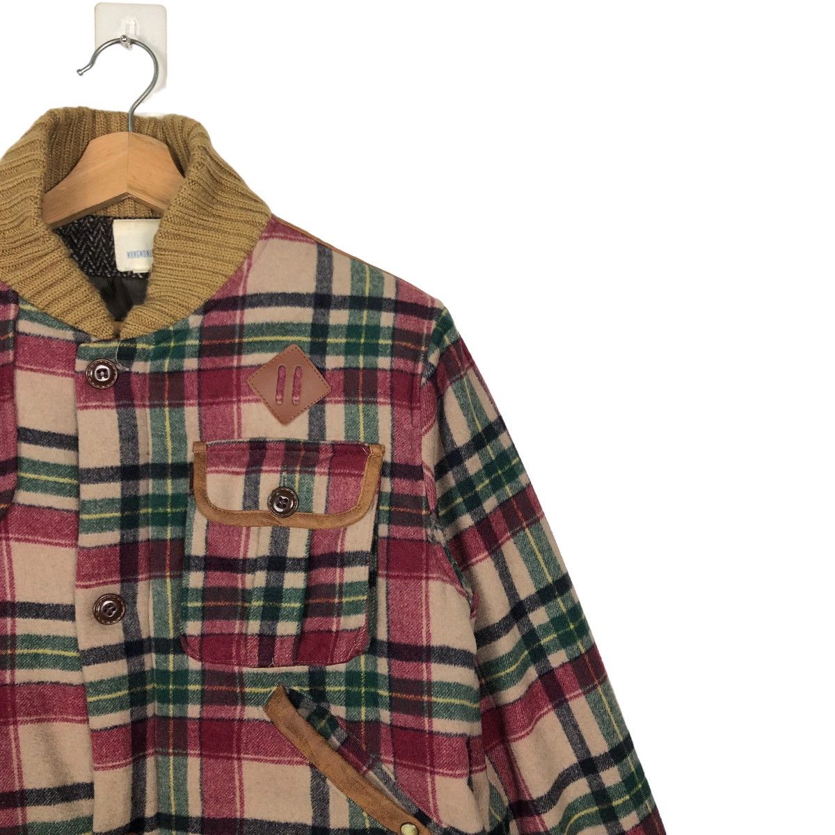 Hysteric Glamour 🔥90’s Bomber Jacket Wangwano Japan Tartan Design Check Size US L / EU 52-54 / 3 - 6 Thumbnail