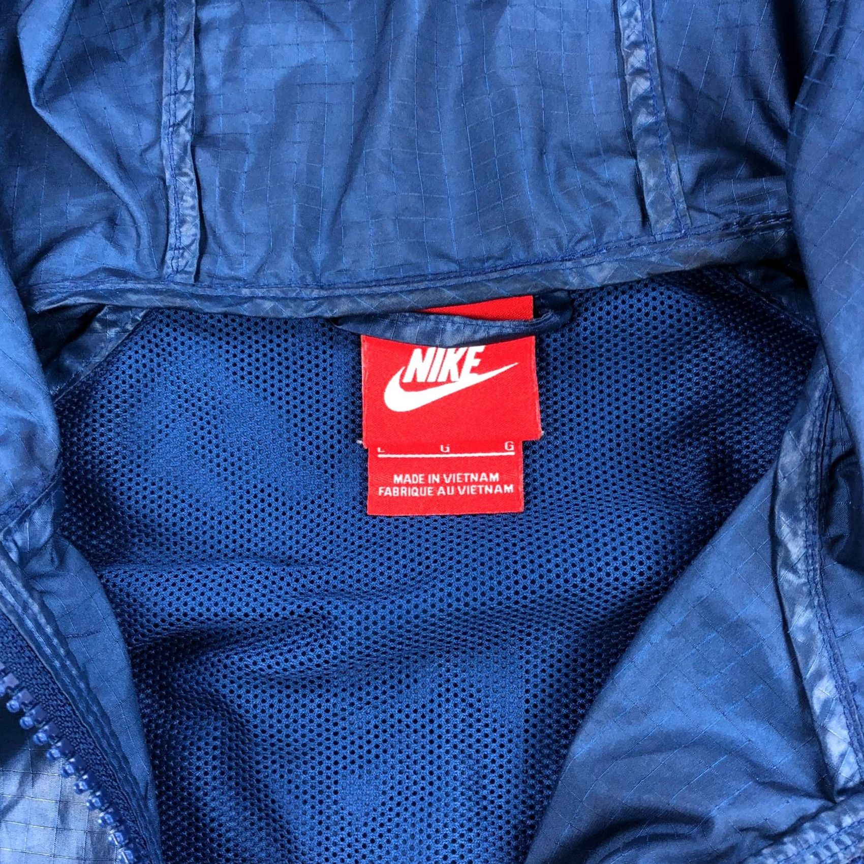 Nike Nike Sports Jacket Womens Large Blue Windbreaker Sports Activewear Size L / US 10 / IT 46 - 3 Thumbnail