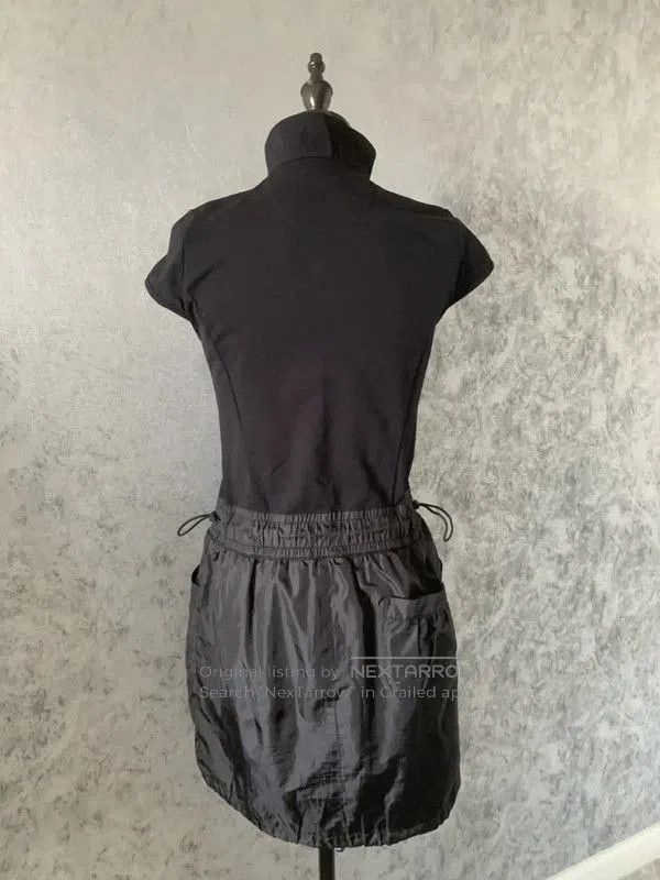 Burberry Burberry Black Cotton Blend Mid-Length Dress. Size S / US 4 / IT 40 - 3 Thumbnail