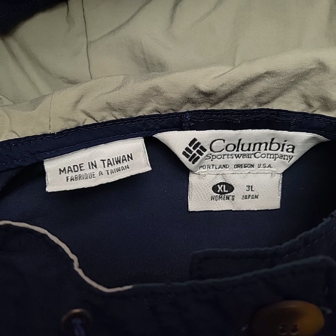 Vintage VINTAGE Columbia Jacket Womens XL Blue Hooded Anorak Windbreaker Nylon Pullover Casual Outdoor Womens XL Blue Anorak Jacket Size XL / US 12-14 / IT 48-50 - 6 Thumbnail