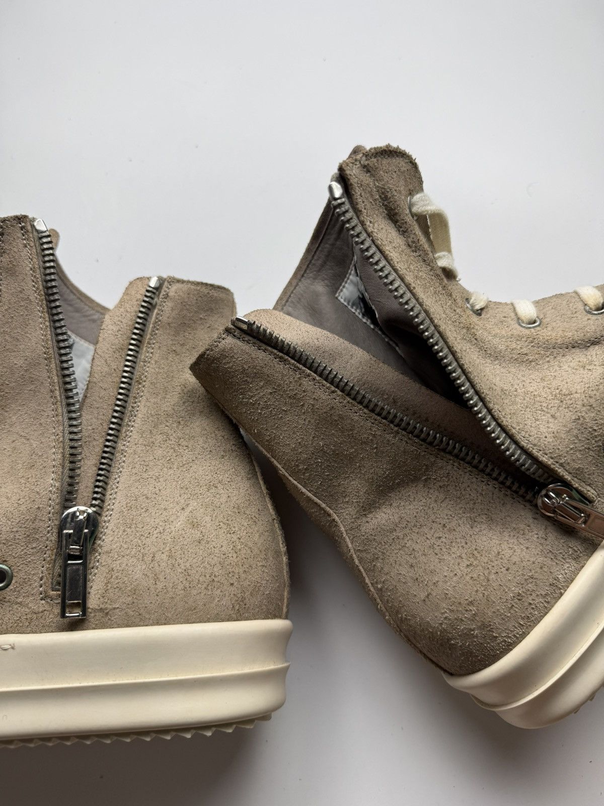 Rick Owens 2008 Rick Owens Dusty Suede Ramones Size US 12 / EU 45 - 17 Thumbnail