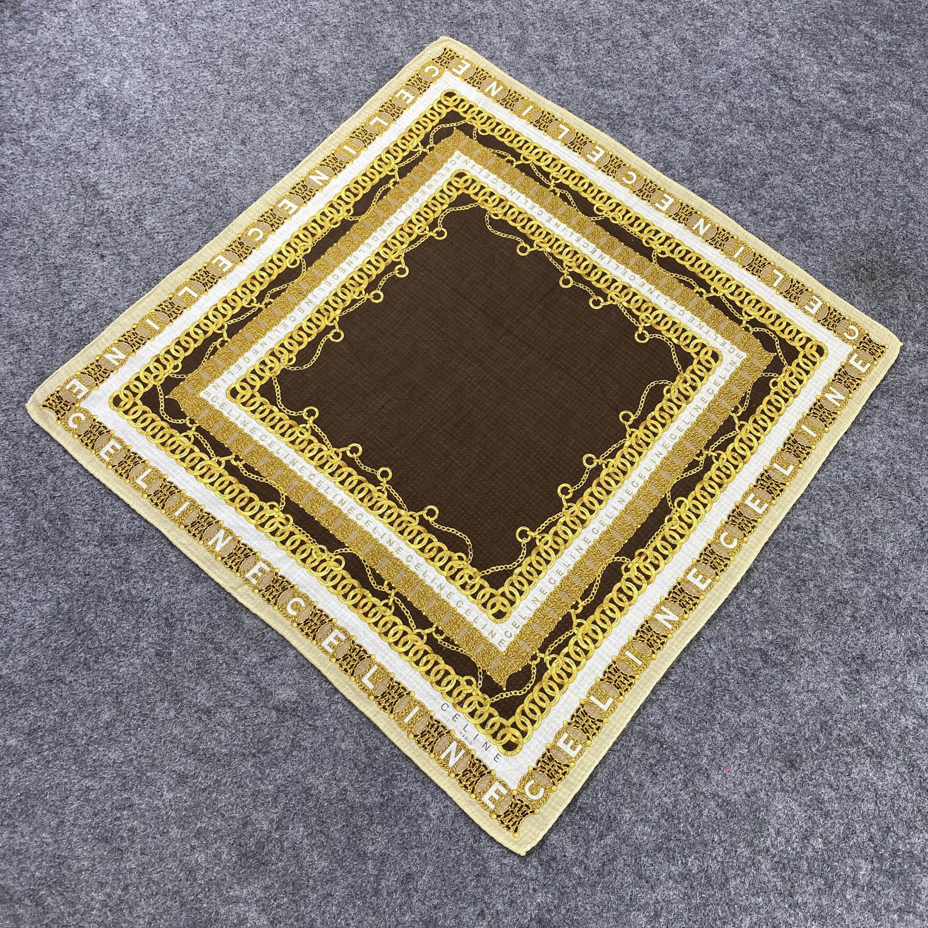 Celine Celine Handkerchief / Bandana / Neckerchief-B1095 Size ONE SIZE - 4 Thumbnail