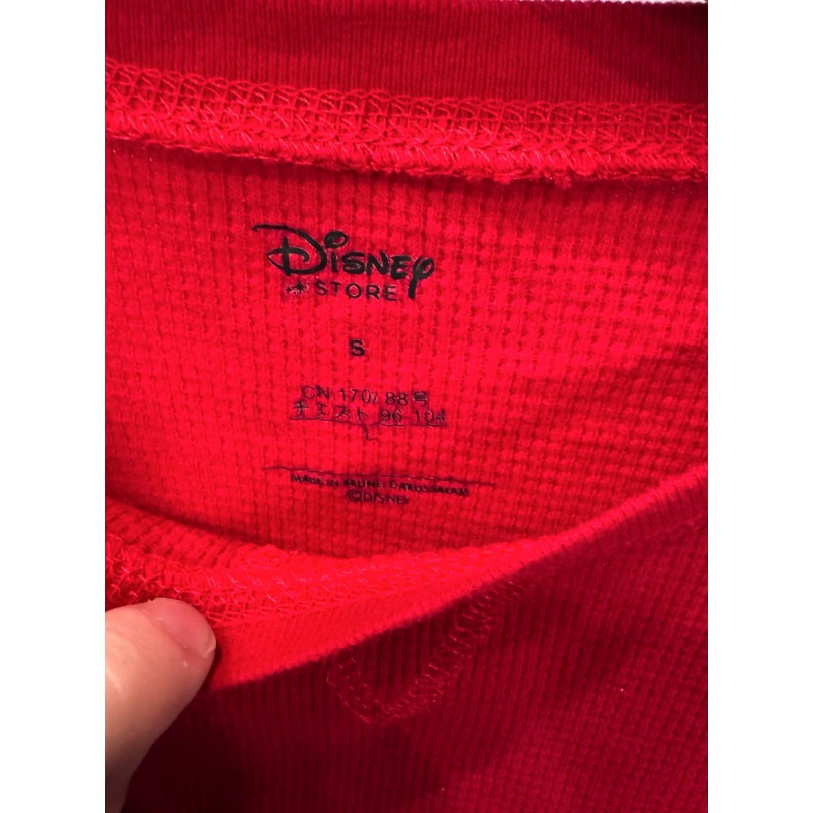 Disney Disney Mickey Mouse LONG SLEEVE SHIRT Waffle Small S Mens Multicolor Casual Basic Shirt Size US S / EU 44-46 / 1 - 5 Thumbnail