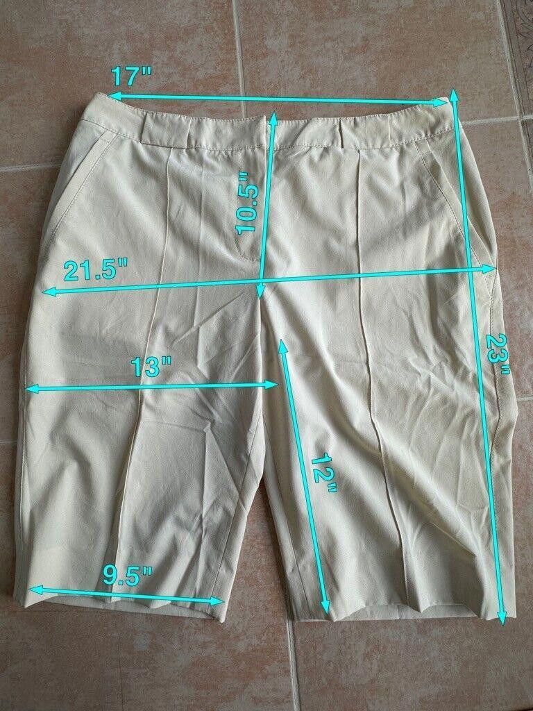 Cutter & Buck Cutter & Buck Flat front with pocket Ivory shorts Women 12 Size 34" / US 12 / IT 48 - 3 Thumbnail
