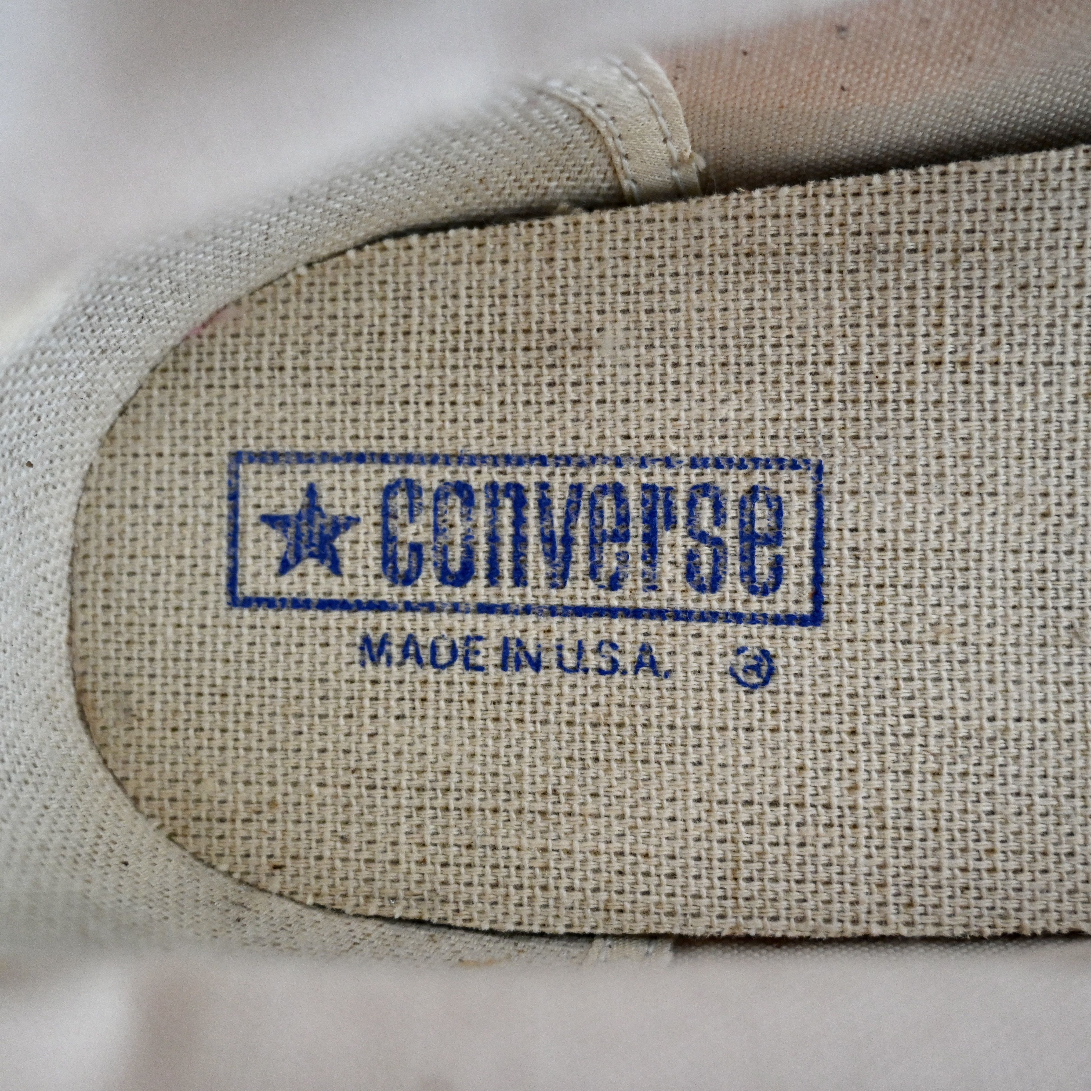 Converse DEADSTOCK, VTG 1980s Converse ALL STAR HI, Chuck Taylor Size US 11.5 / EU 44-45 - 15 Thumbnail