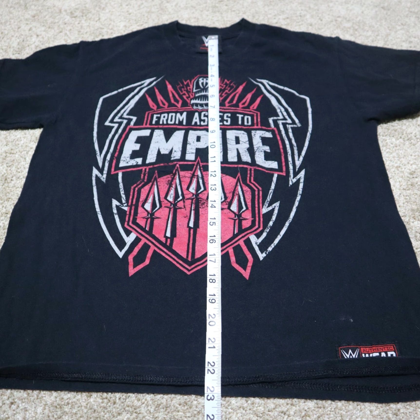 Vintage VINTAGE WWE Roman Reigns T-Shirt Black Crew Neck Size M Adult Men T-Shirt Roman Reigns Wrestling Fan Gear 90s Concert Merch Mens Size US M / EU 48-50 / 2 - 6 Thumbnail