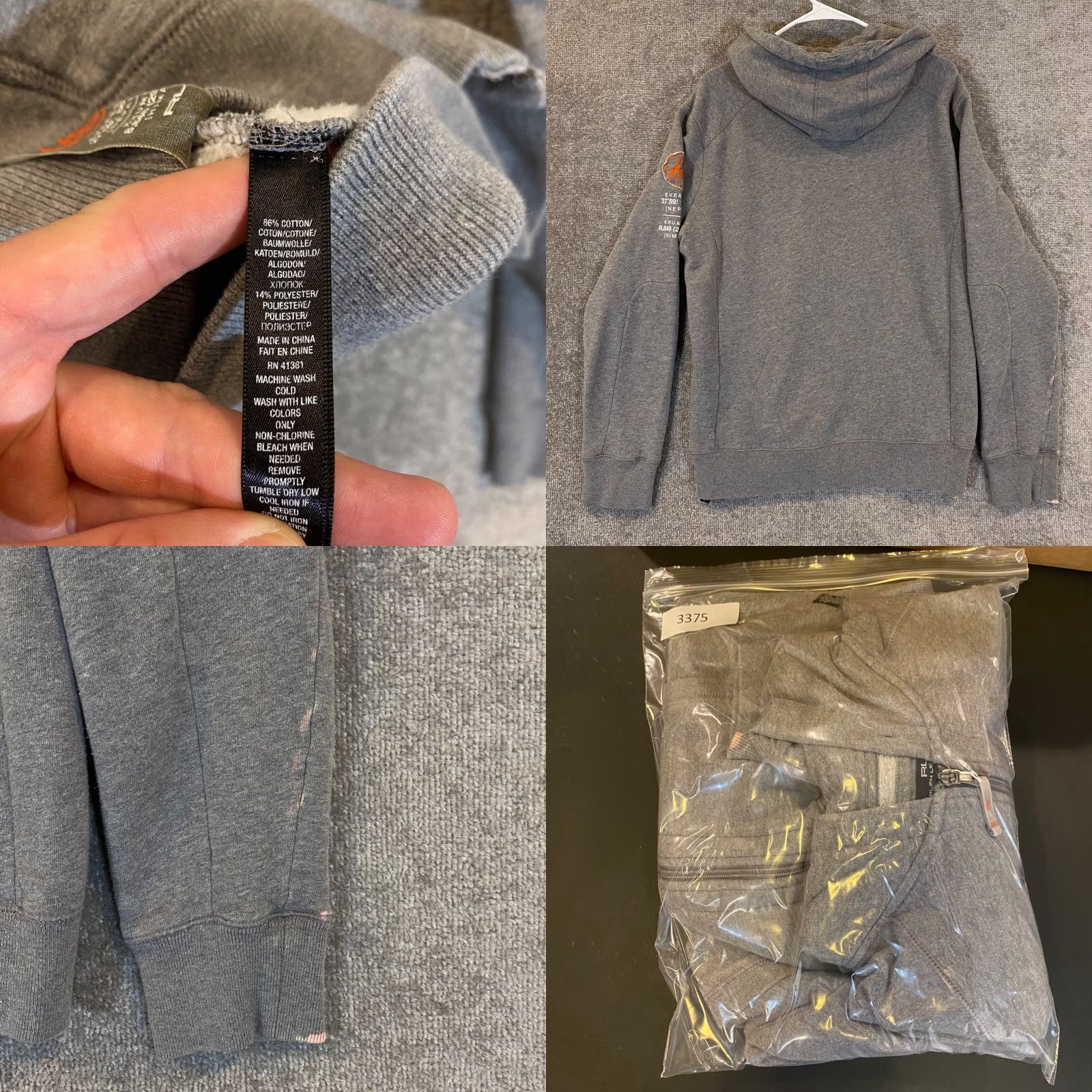 Ralph Lauren Ralph Lauren RLX Hoodie Womens Medium Gray MT EVEREST Mountains Hiking Trail Size M / US 6-8 / IT 42-44 - 8 Thumbnail