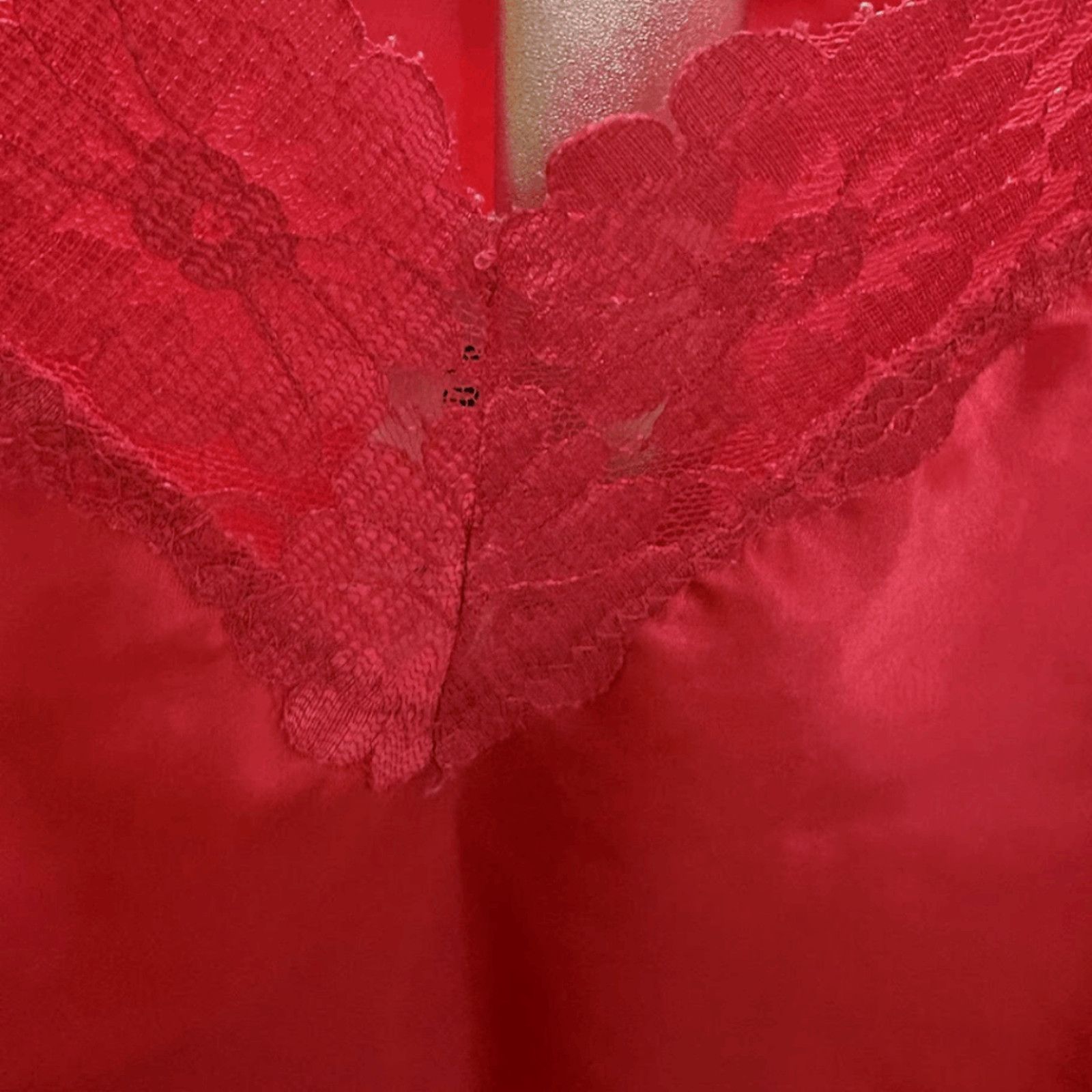 Vintage VTG Lace Camisole | Lady Manhattan Pink | 80s Lingerie Core Size M / US 6-8 / IT 42-44 - 6 Thumbnail