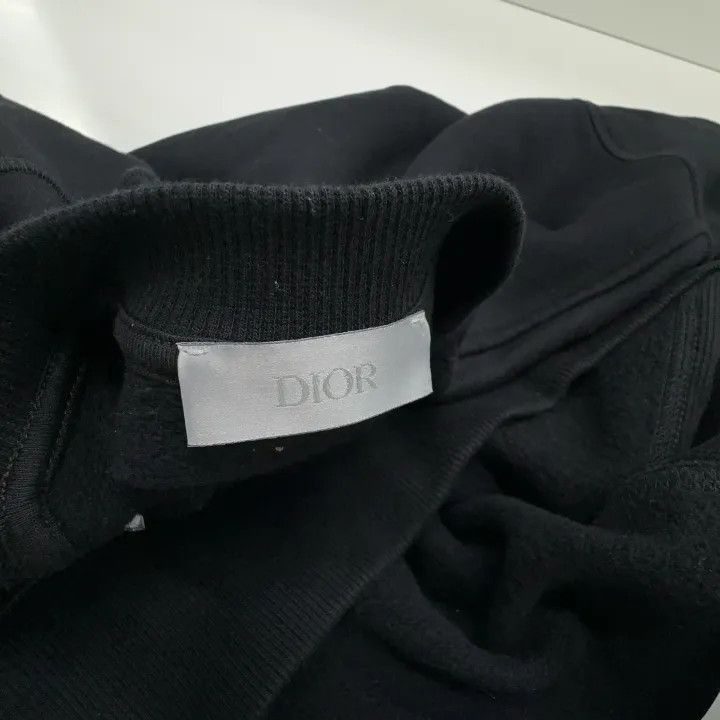 Dior Dior Dior Floral Embroidered Black Sweatshirt 0079-2507 Size US XXL / EU 58 / 5 - 3 Thumbnail