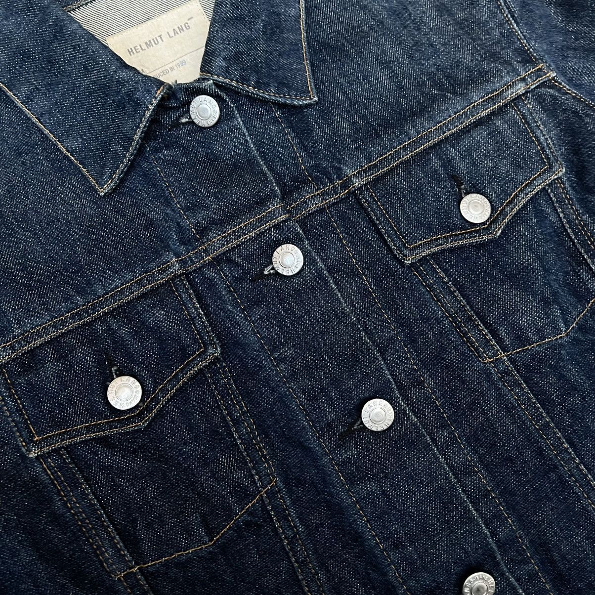Helmut Lang Helmut lang AW1999 Elongated Sleeves Denim Trucker Jacket Size US M / EU 48-50 / 2 - 9 Thumbnail