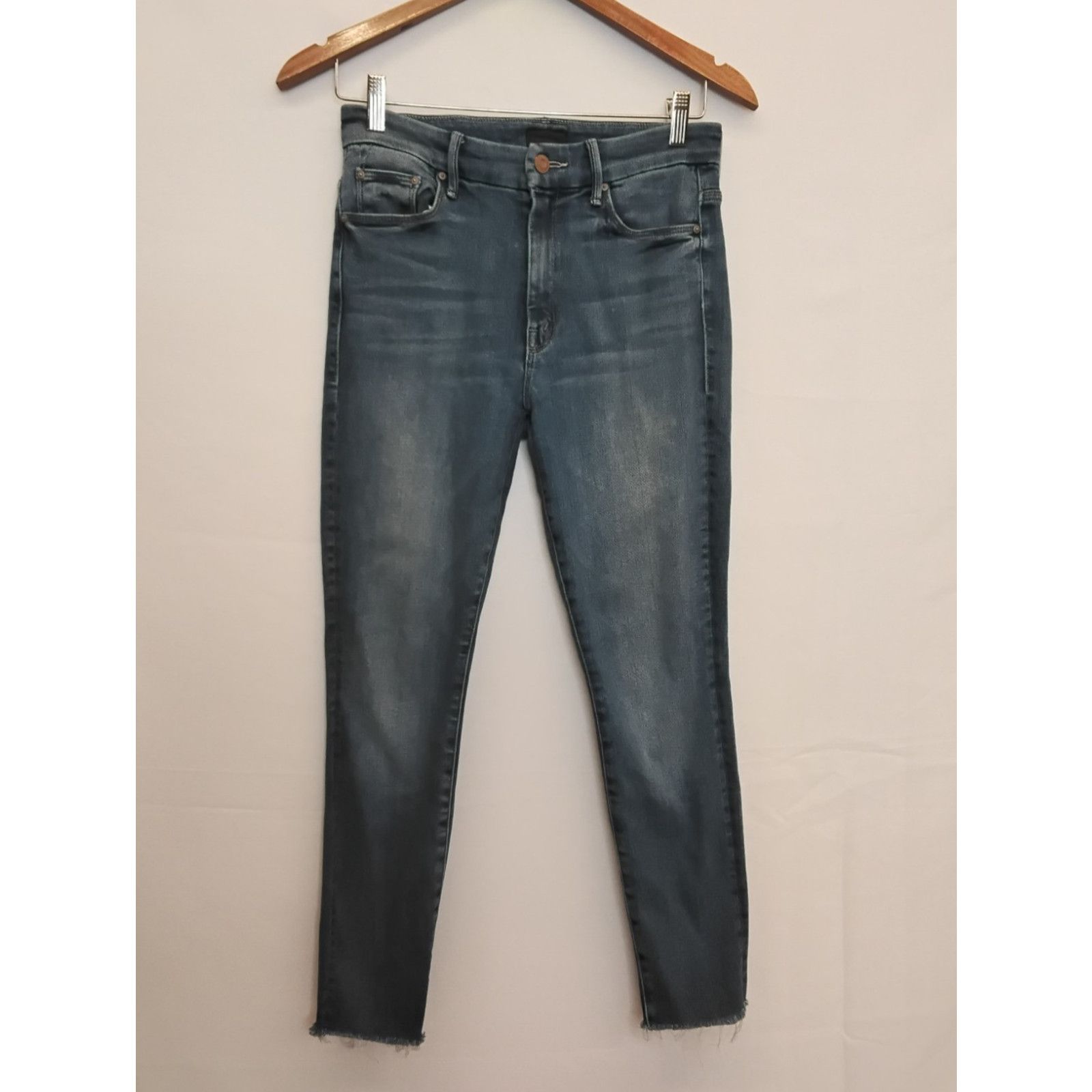 MOTHER Mother Jeans High Waisted Looker Ankle Fray Women's 26 Size 26" / US 2 / IT 38 - 2 Thumbnail
