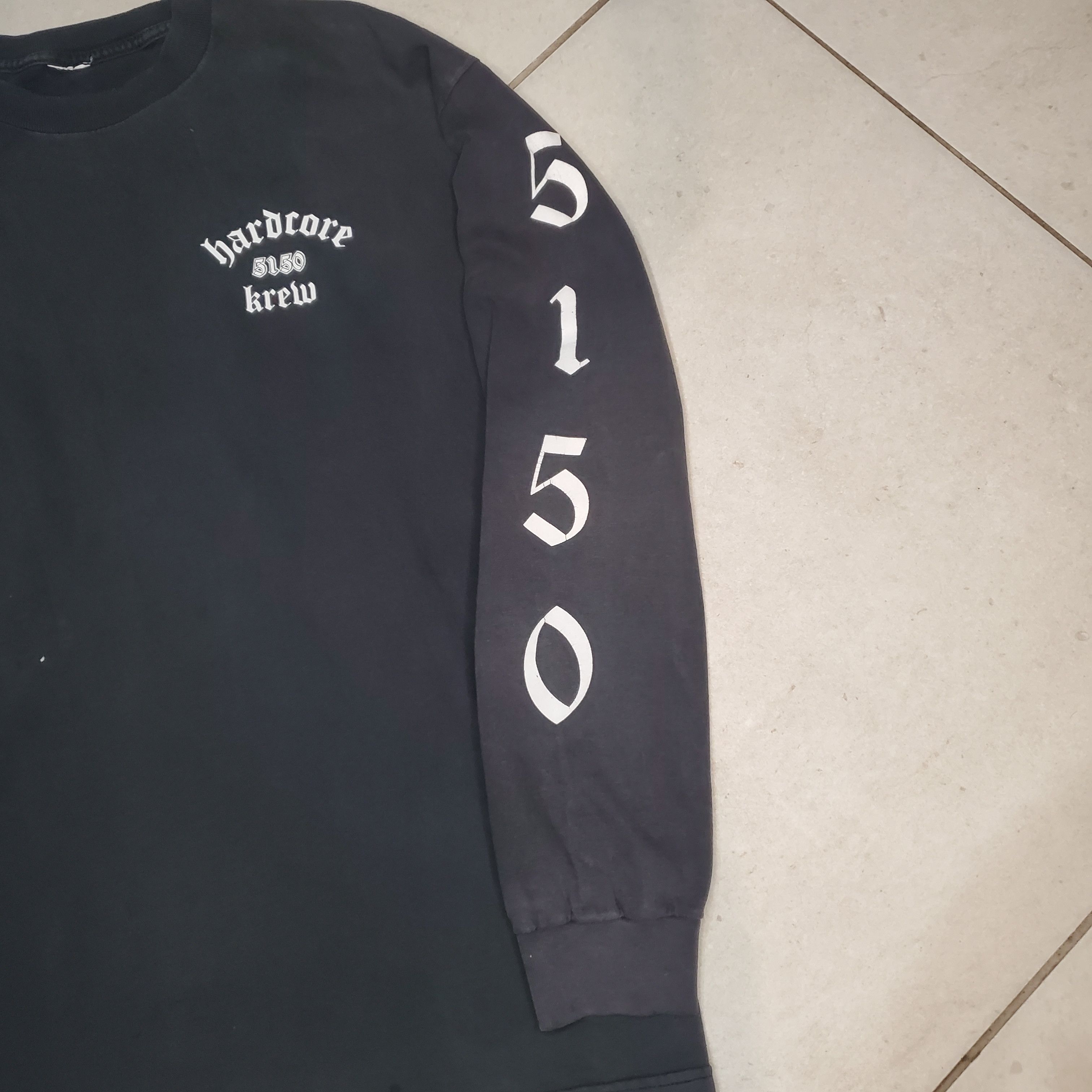 Vintage Vintage'90s Thrasher biker Harley Davidson 5150 hardcore Size US XL / EU 56 / 4 - 4 Thumbnail
